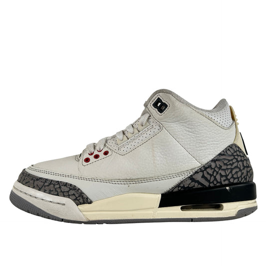 DM0967 100 Jordan 3 Retro White Cement Reimagined (GS) [USED]  - 7 Y (Used2) (No Box2)