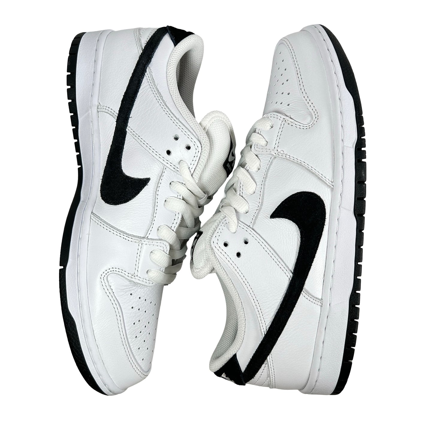 HF3704 100 Nike SB Dunk Low White Black [CONDITIONAL] - 10 M (Small Mark on Left Sole)