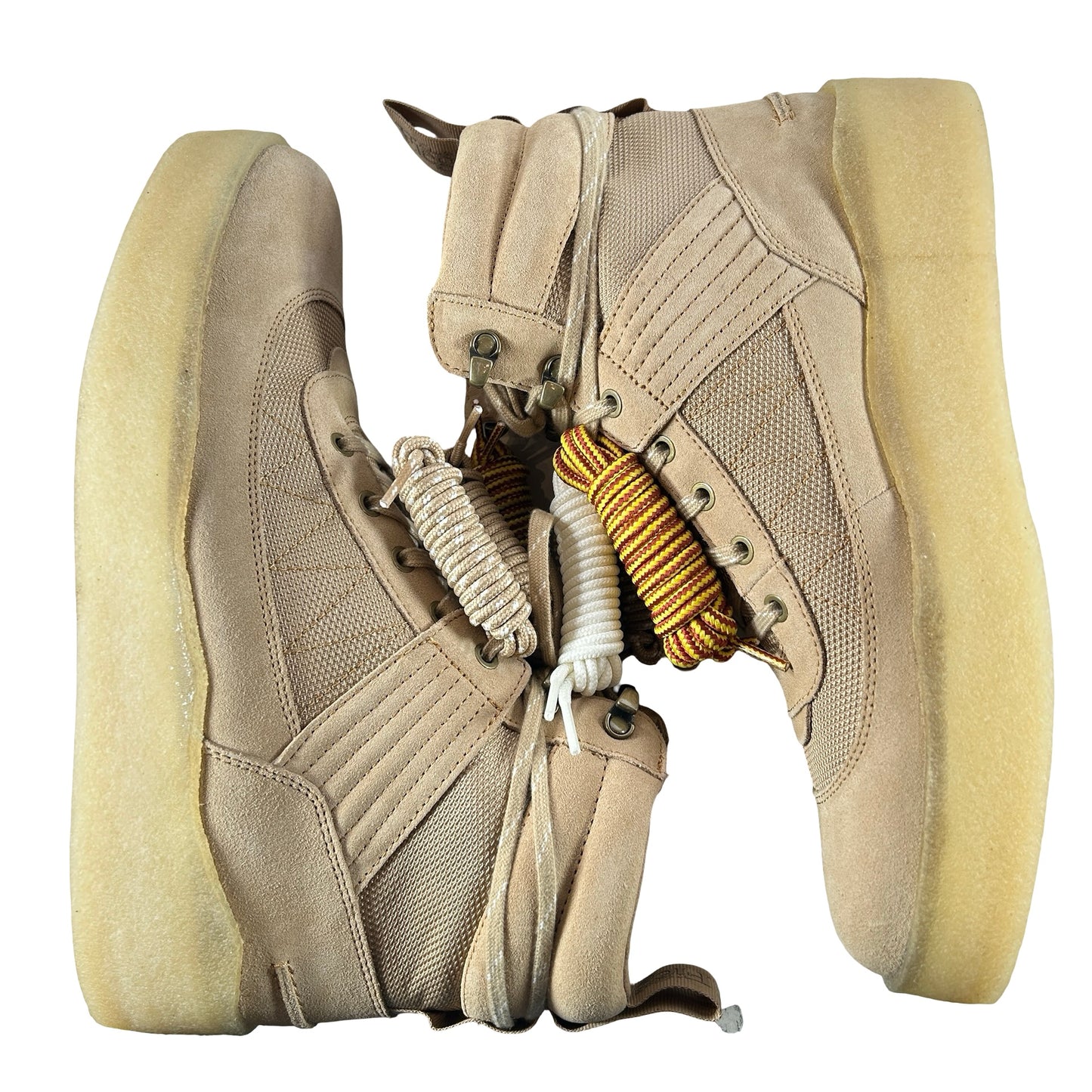 26176618 Clarks Originals Rushden Boot Ronnie Fieg 8th Street Shearling Tan [USED] - 12 M (Used)