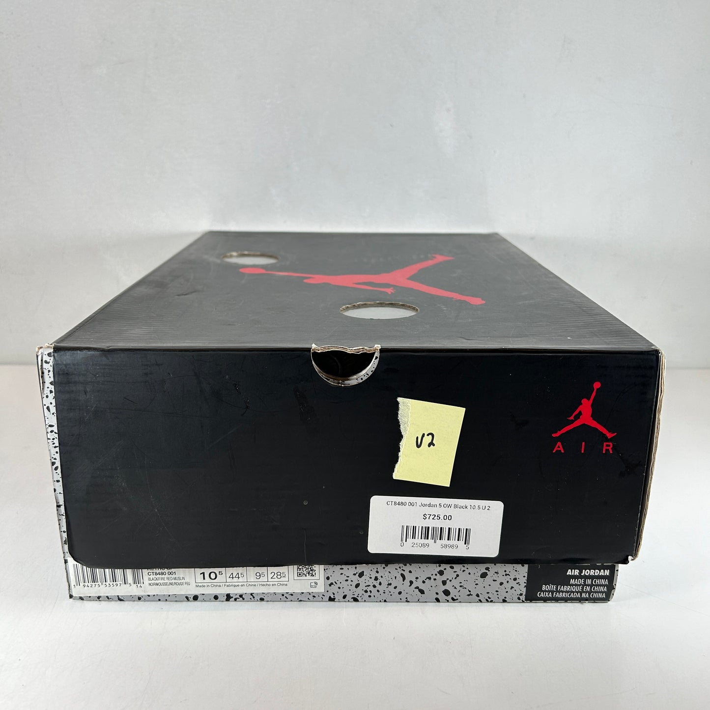 CT8480 001 Jordan 5 Off-White Black [USED] - 10.5 M (Used2)