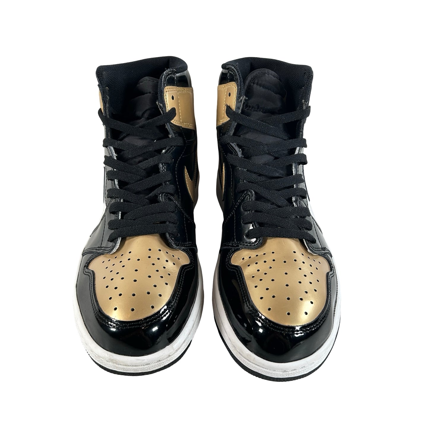 861428 007 Jordan 1 Retro High NRG Patent Gold Toe [USED] - 12 M (Used3)