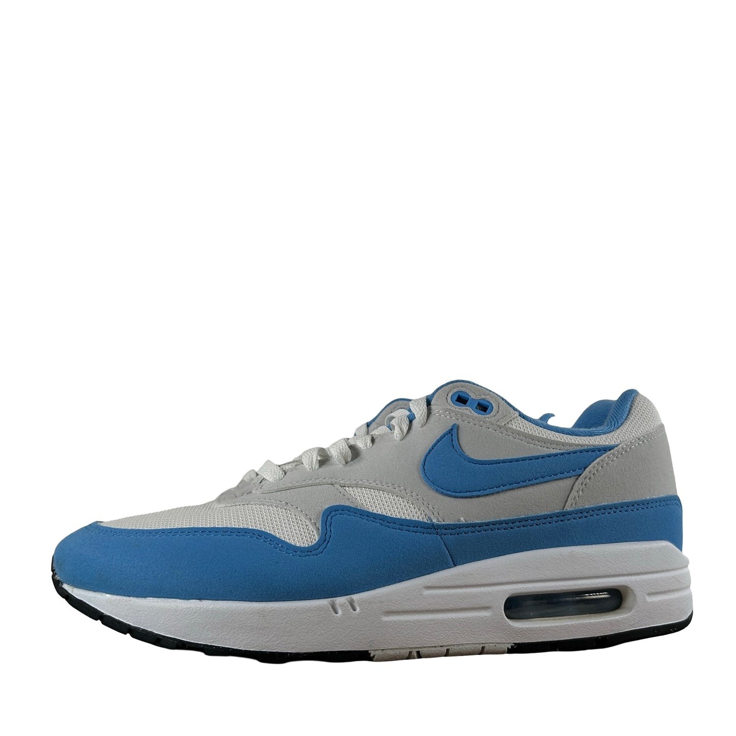 FD9082 103 Nike Air Max 1 White University Blue [USED] - 9.5 M (Used)