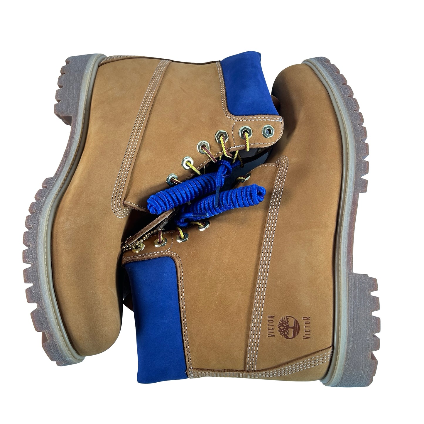 TB 0A2P6W A6N Timberland 6" Premium Waterproof Boot Victor Victor Wheat Navy (2025)