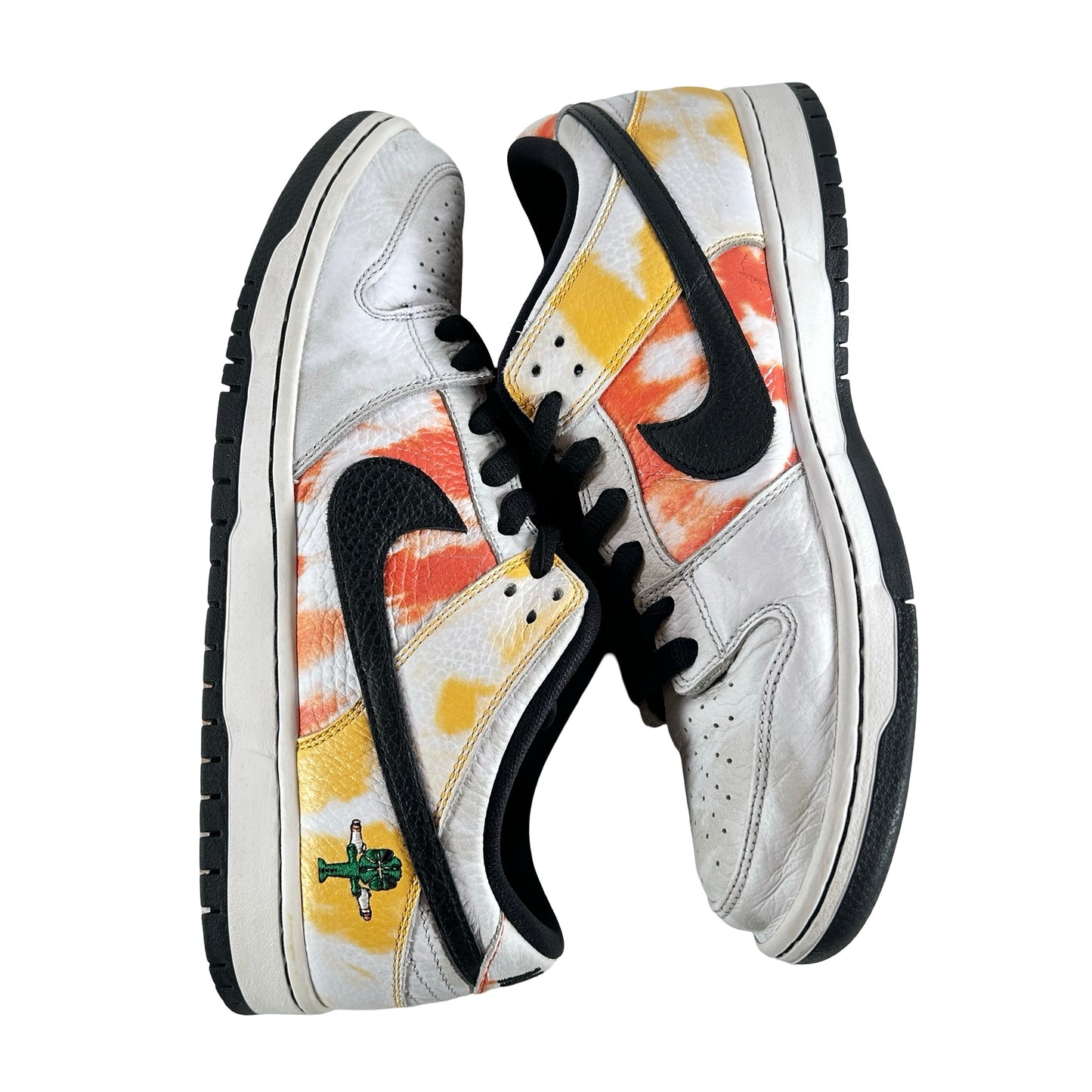 BQ6832 101 Nike SB Dunk Low Raygun Tie-Dye White [USED] - 10.5 M (Used)