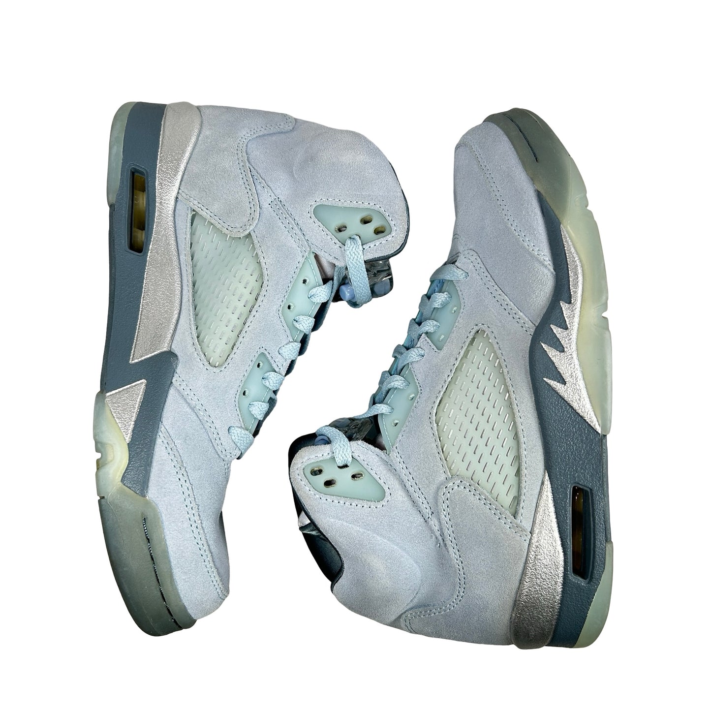 DD9336 400 Jordan 5 Retro Bluebird (Women's) [USED] - 8 W (Used) (No Box)
