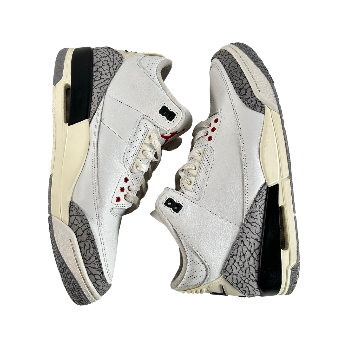 DN3707 100 Jordan 3 Retro White Cement Reimagined [USED] - 10.5 M (Used) (No Lid)