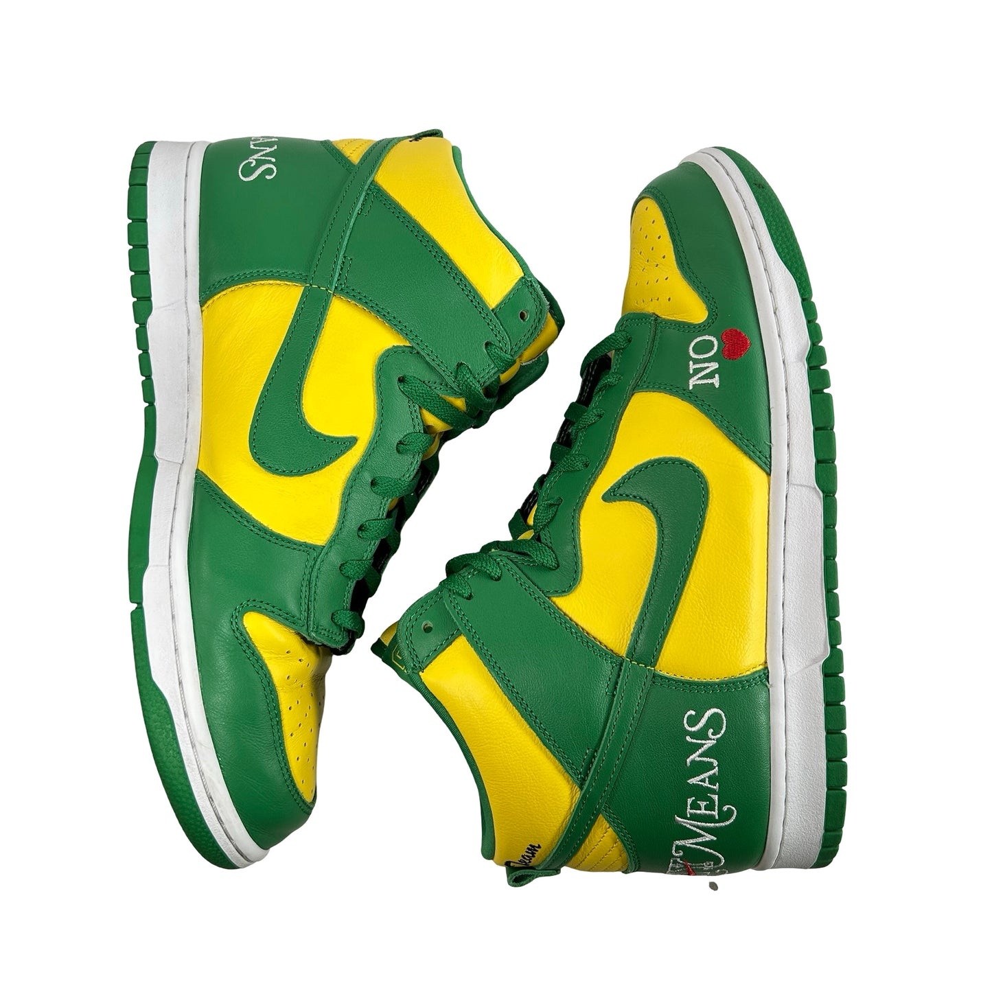 DN3741 700 Nike SB Dunk High Supreme By Any Means Brazil [USED] - 10.5 M (Used)