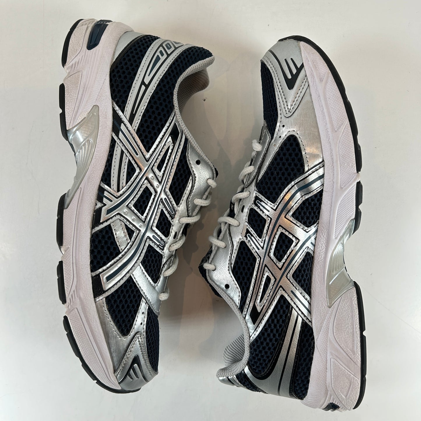1201A256 400 ASICS Gel-1130 French Blue Pure Silver [USED] - 9.5 M (Used) (No Box)