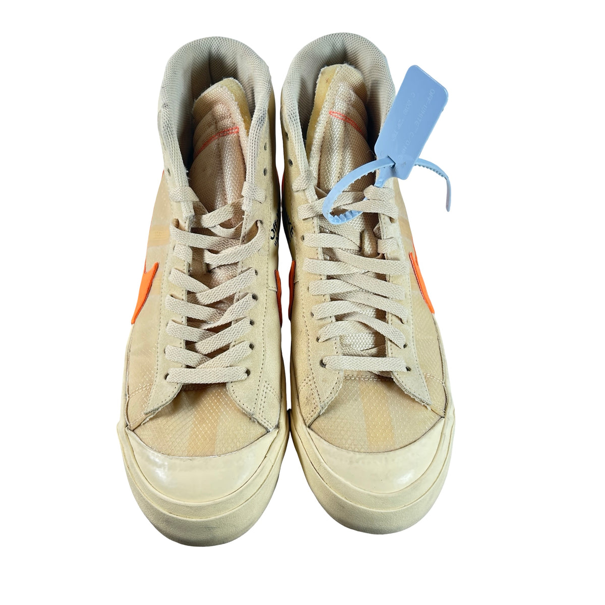 AA3832 700 Nike Blazer Off-White Orange [USED] - 10 M (Used)