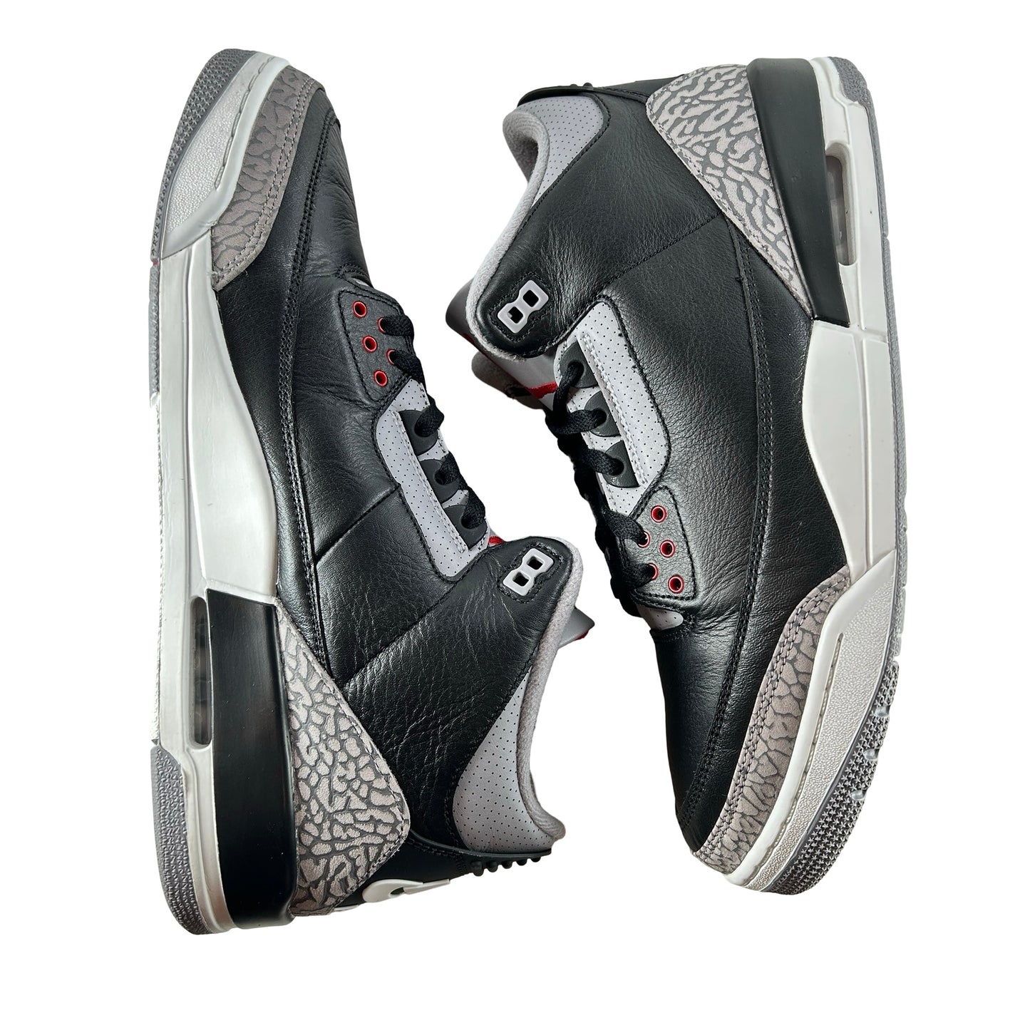 DN3707 010 Jordan 3 Retro OG Black Cement (2024) [USED] - 13 M (Used3)