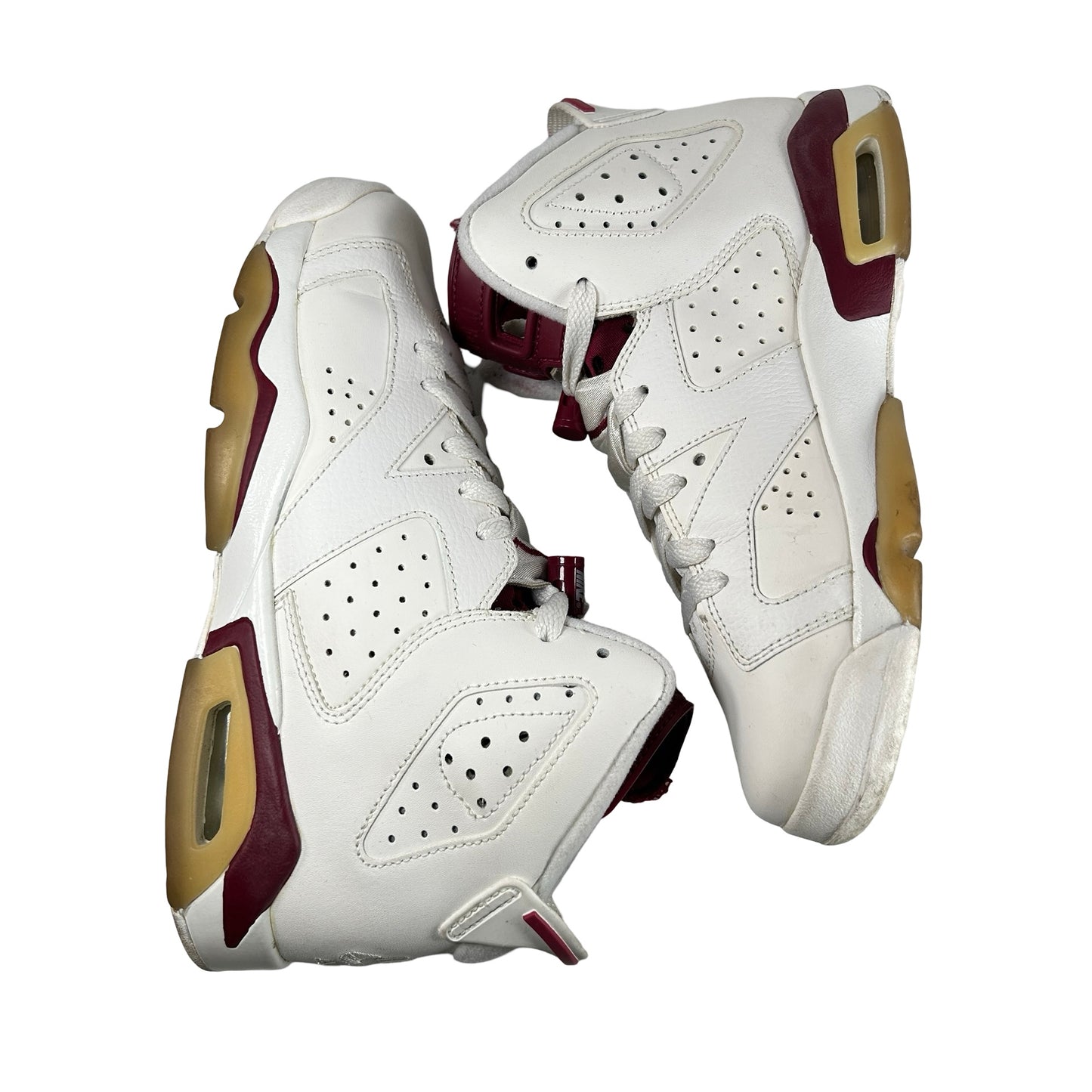836016 192 Jordan 6 Retro Maroon (2015) (GS) [USED] - 6 Y (Used)