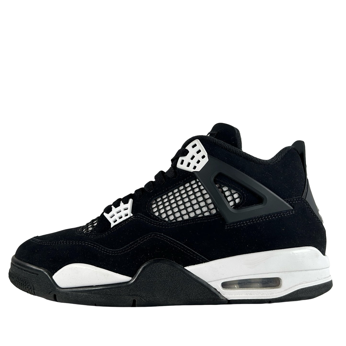 FQ8138 001  Jordan 4 Retro White Thunder [USED] - 10 M (Used5)