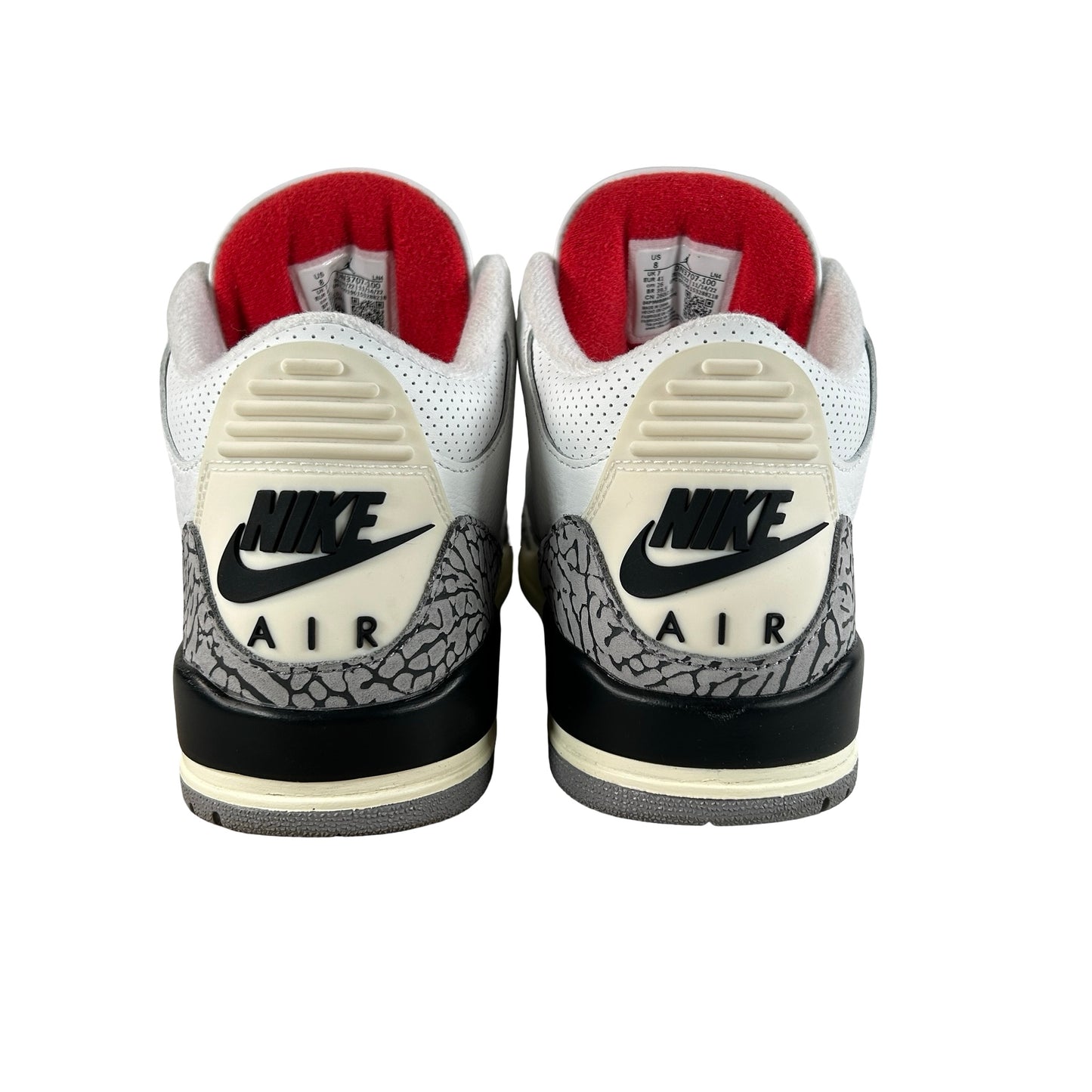 DN3707 100 Jordan 3 Retro White Cement Reimagined [USED] - 8 M (Used15)