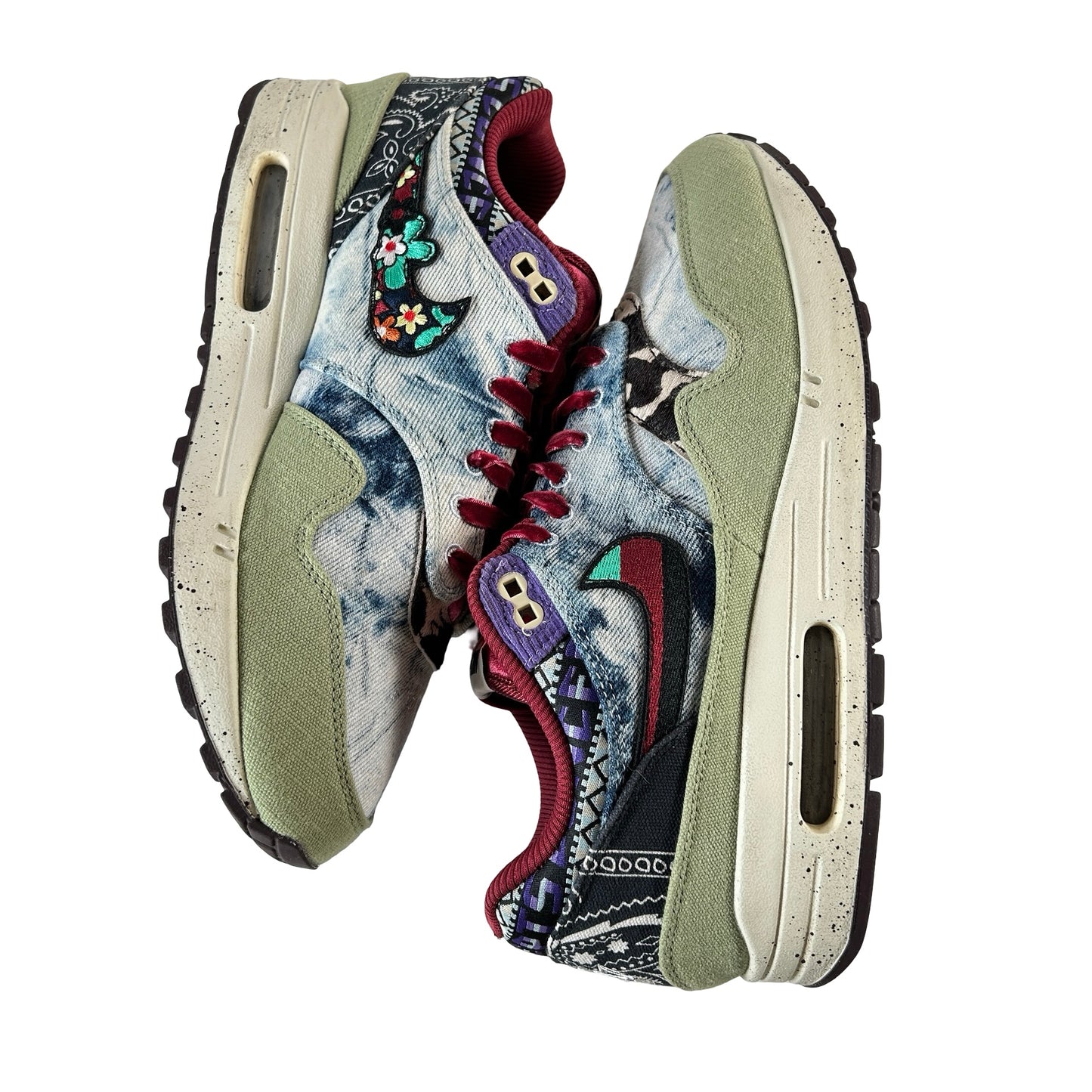 DN1803 300 Nike Air Max 1 Concepts Denim Olive Canvas [USED] - 10 M (Used2)