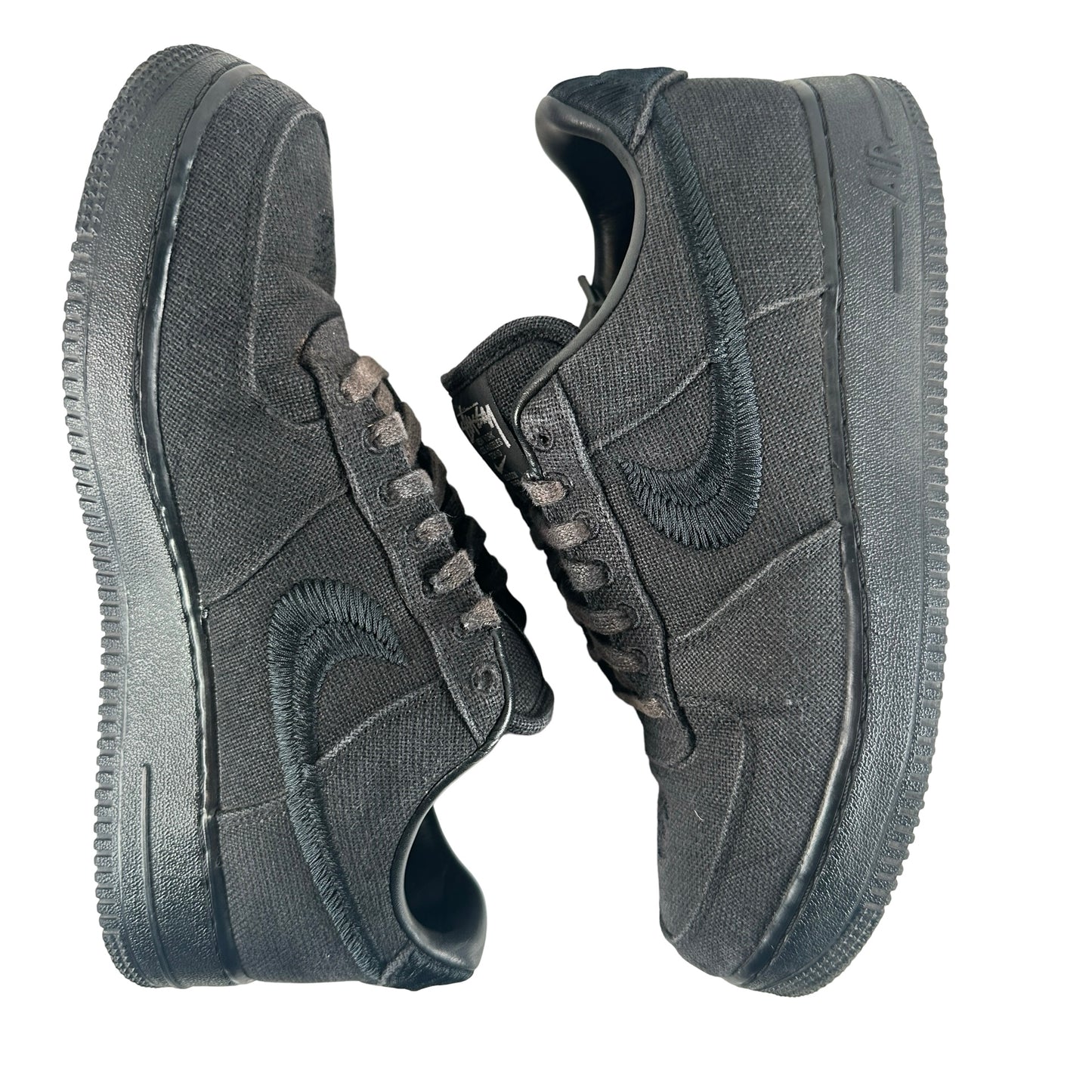 CZ9084 001 Nike Air Force 1 Low Stussy Black [USED] - 8.5 M (Used) (No Box)