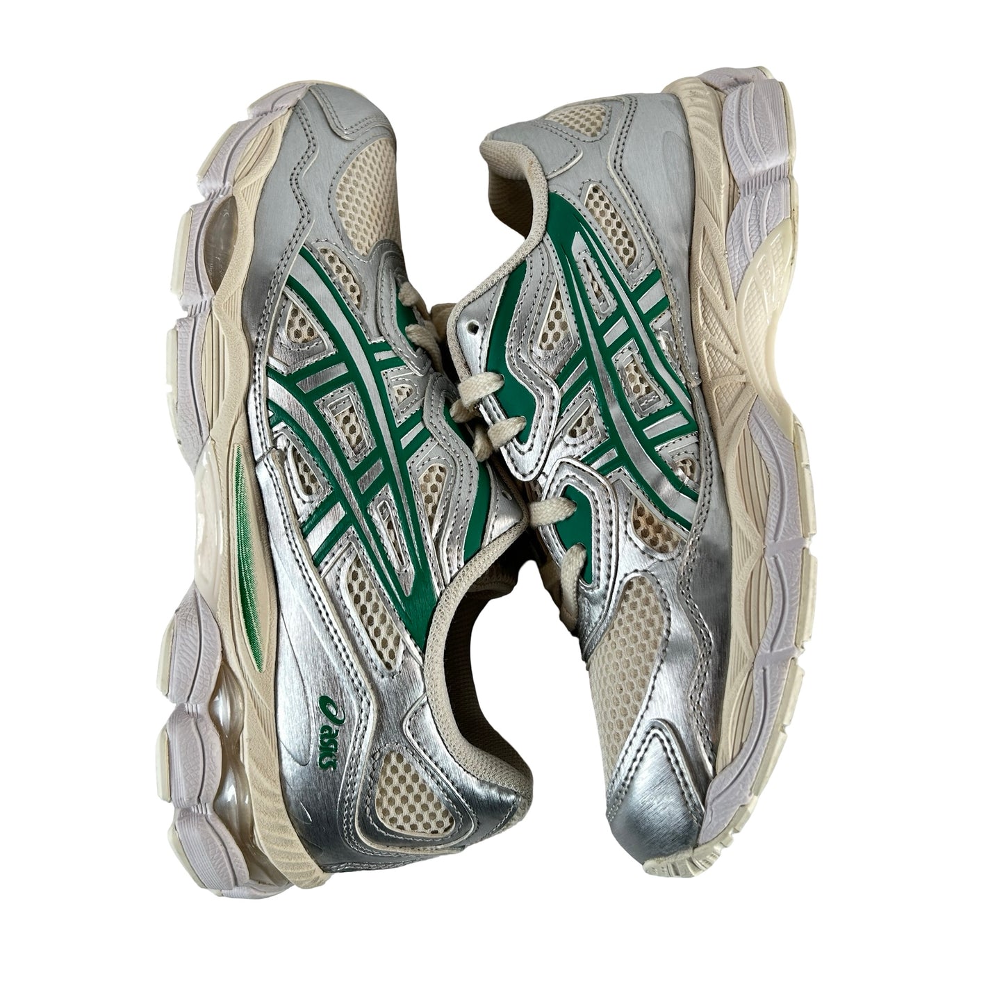 1201A971 200 ASICS Gel-NYC Cream Kale [USED] - 7 M (Used)