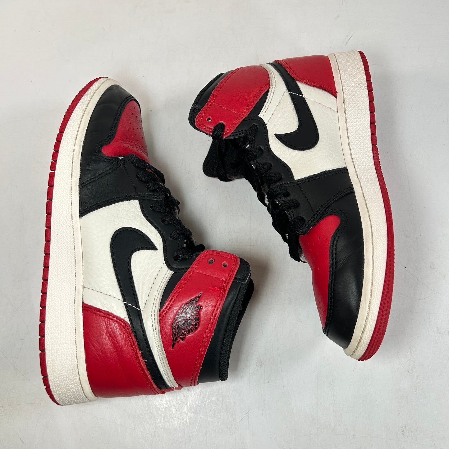 575441 610 Jordan 1 Retro High Bred Toe (GS) [USED] - 5.5 Y (Used)