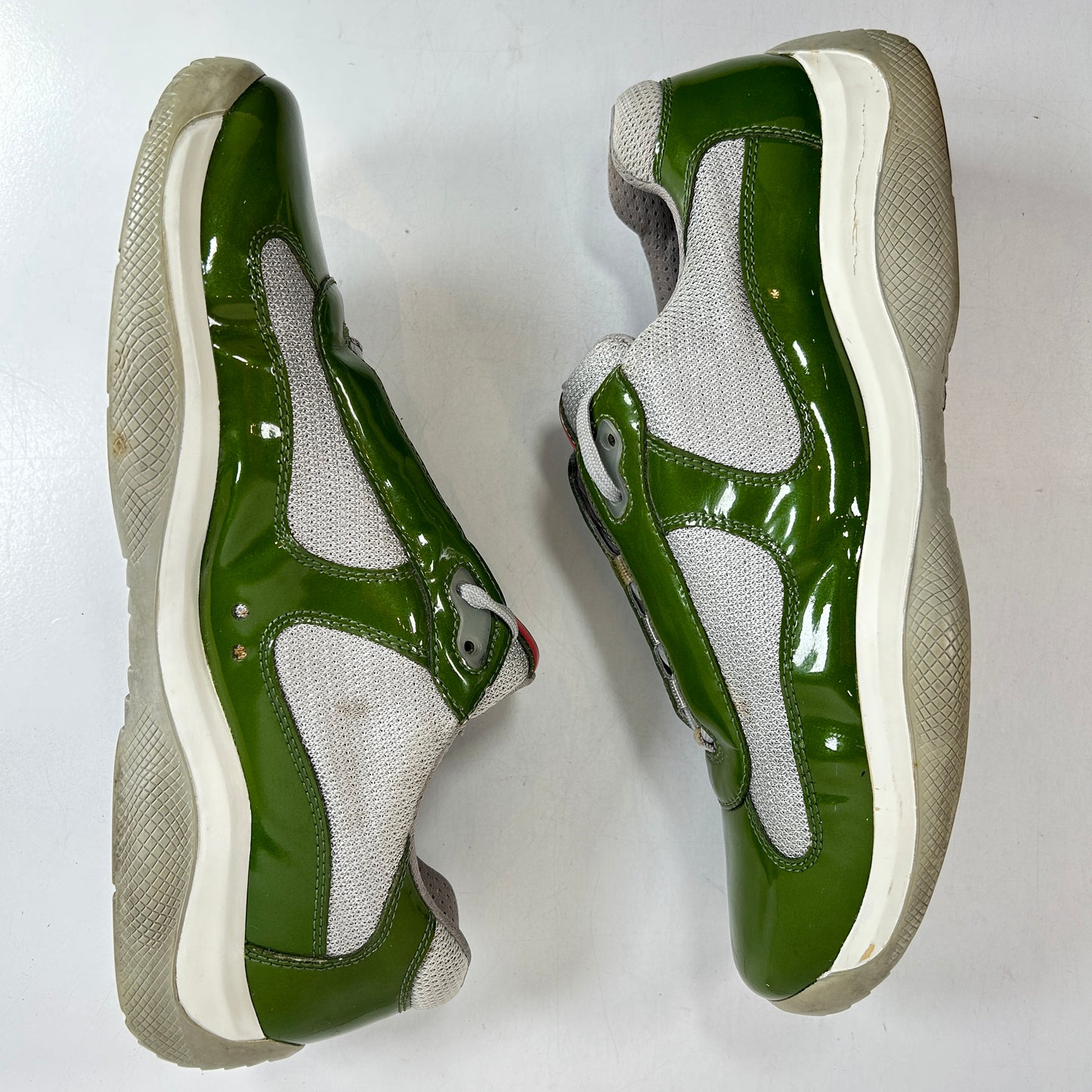 Prada America's Cup Green Silver [USED] - 9 M (Used) (No Box)