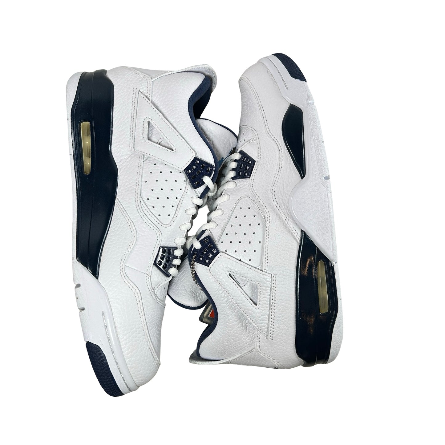 314254 107 Jordan 4 Retro Columbia (2015) [CONDITIONAL] - 11.5 M (Air Bubble Yellowing) (Damaged Lid)