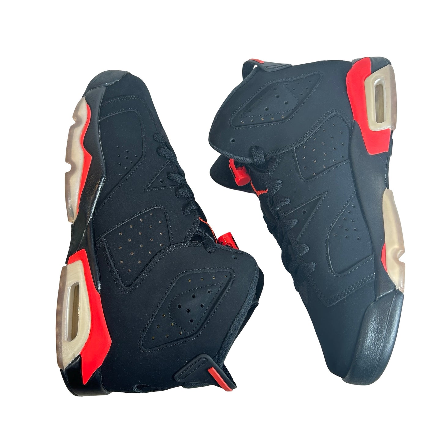 384665 060 Jordan 6 Black Infrared 2019 (GS) - 6 Y (Yellowing Soles)
