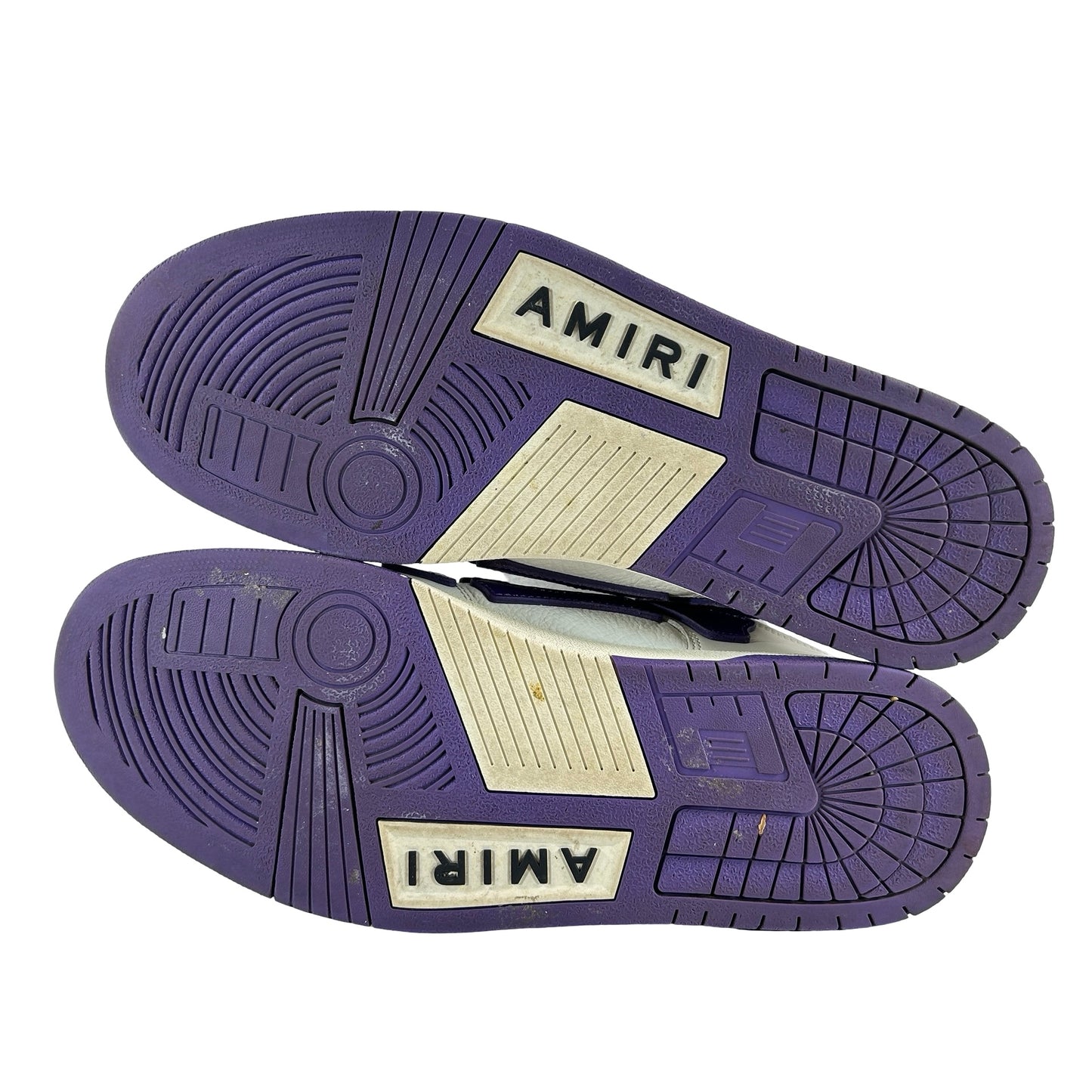 PS22MFS003 196 AMIRI Skel Top Low White Purple [USED] - 12 (Used)