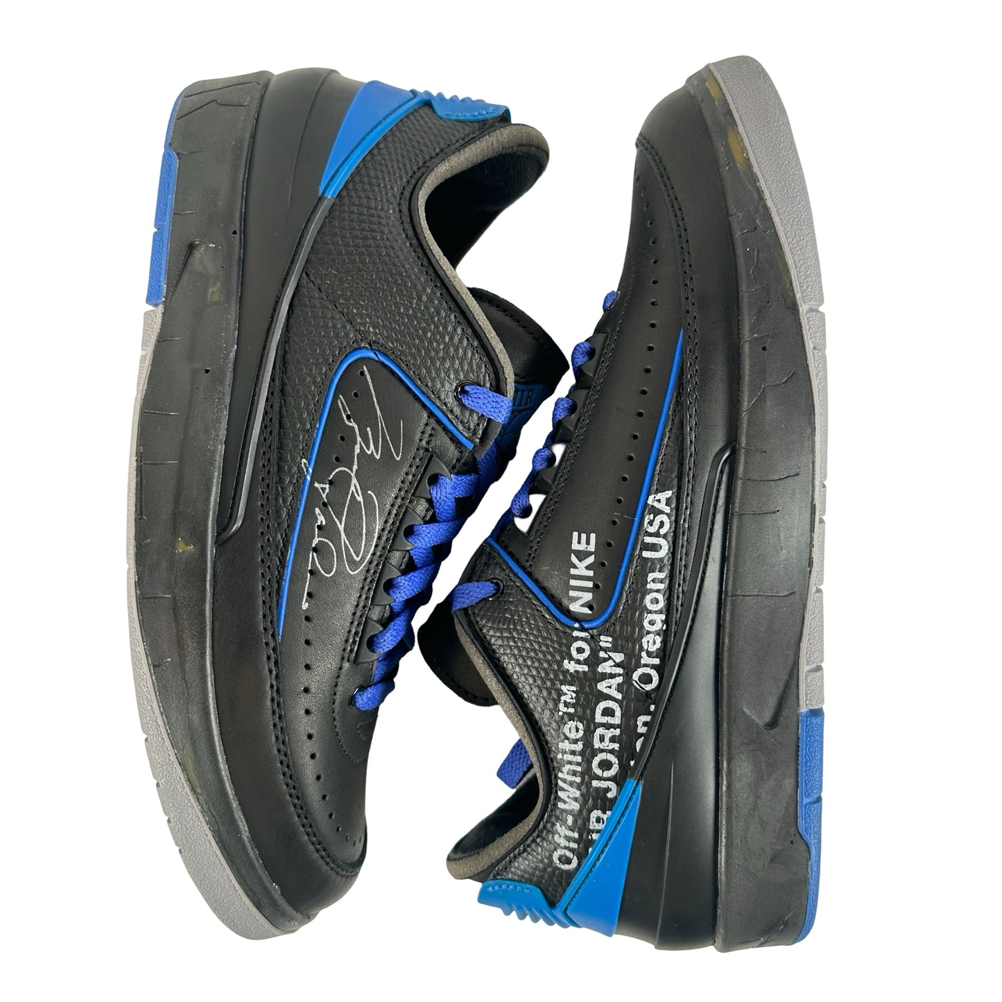 DJ4375 004 Jordan 2 Retro Low SP Off-White Black Blue [USED] - 8.5 M (Used)