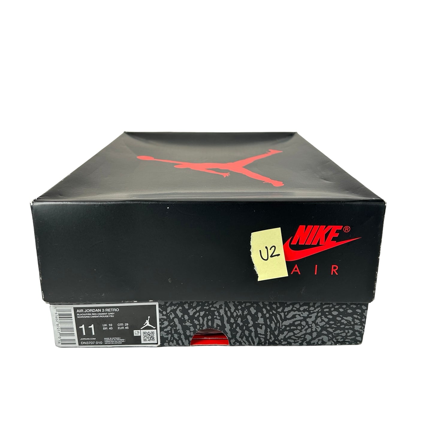 DN3707 010 Jordan 3 Retro OG Black Cement (2024) [USED] - 11 M (Used2)