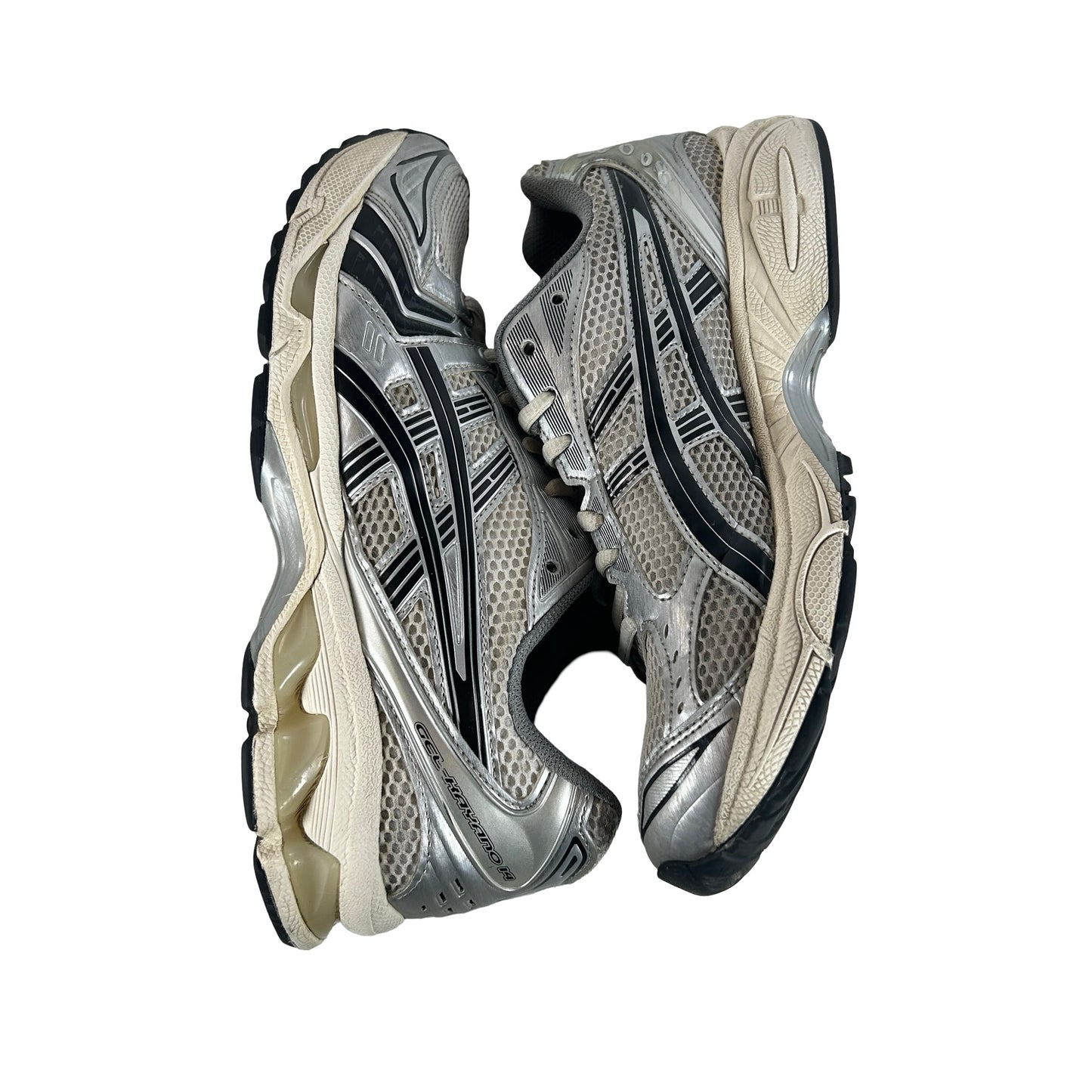 1201A457 101 ASICS Gel-Kayano 14 JJJJound Silver Black [USED] - 8.5 M (Used)