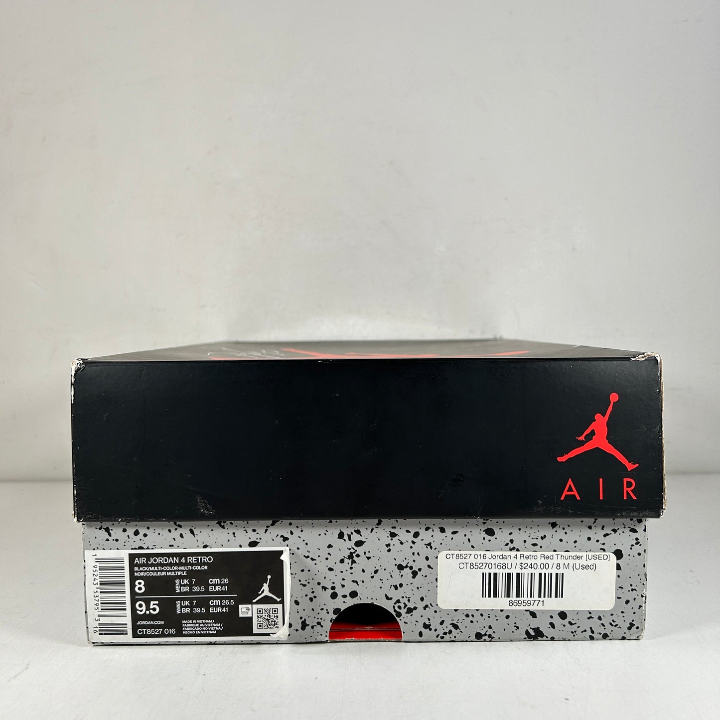 CT8527 016 Jordan 4 Retro Rojo Trueno