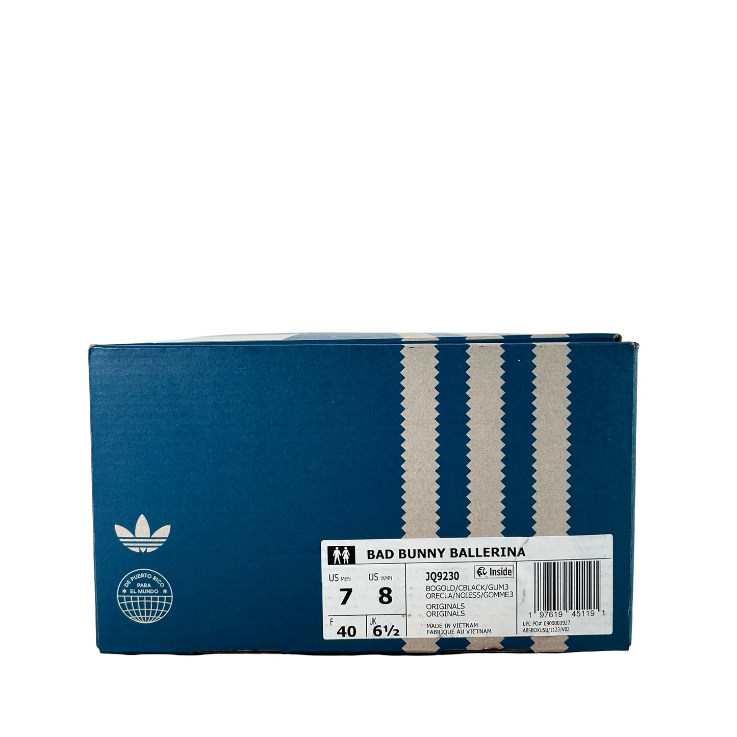 JQ9230 adidas Ballerina Bad Bunny Bold Gold [USED] - 7 M (Used)