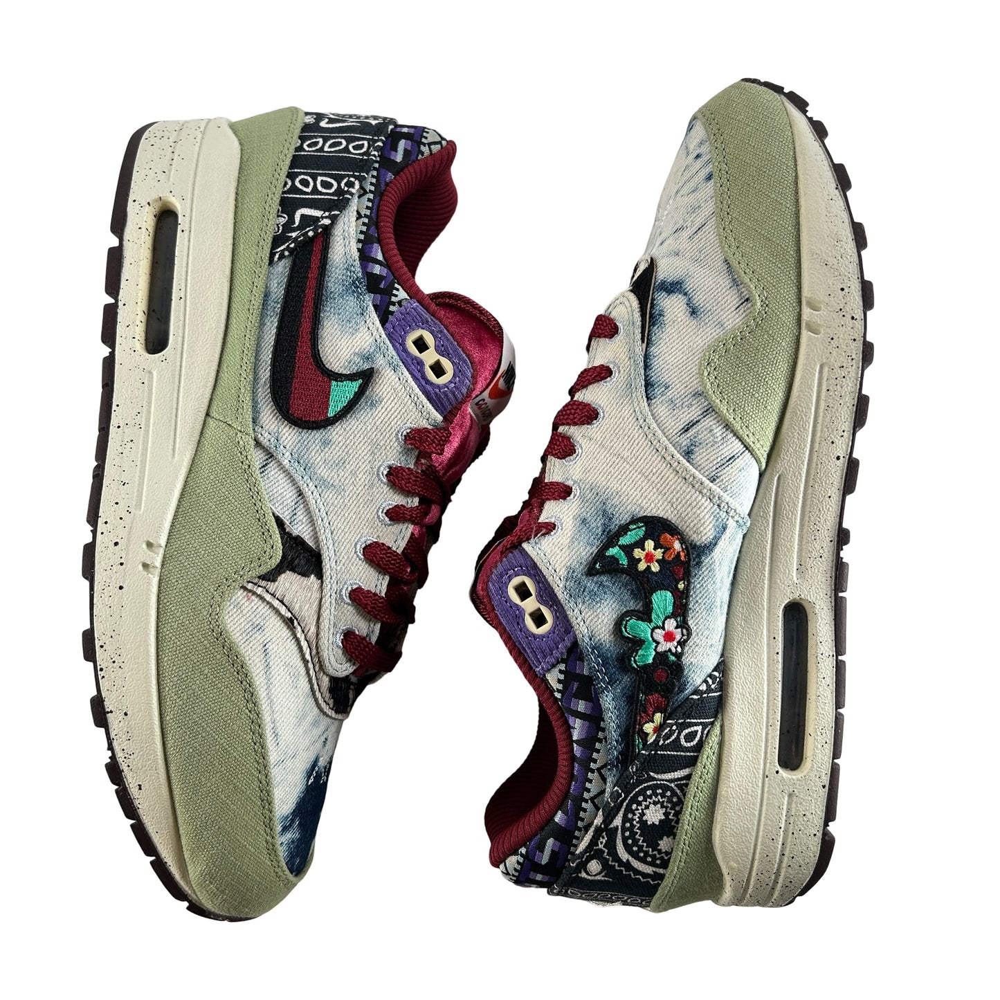 DN1803 300 Nike Air Max 1 Concepts Denim Oliva Lona