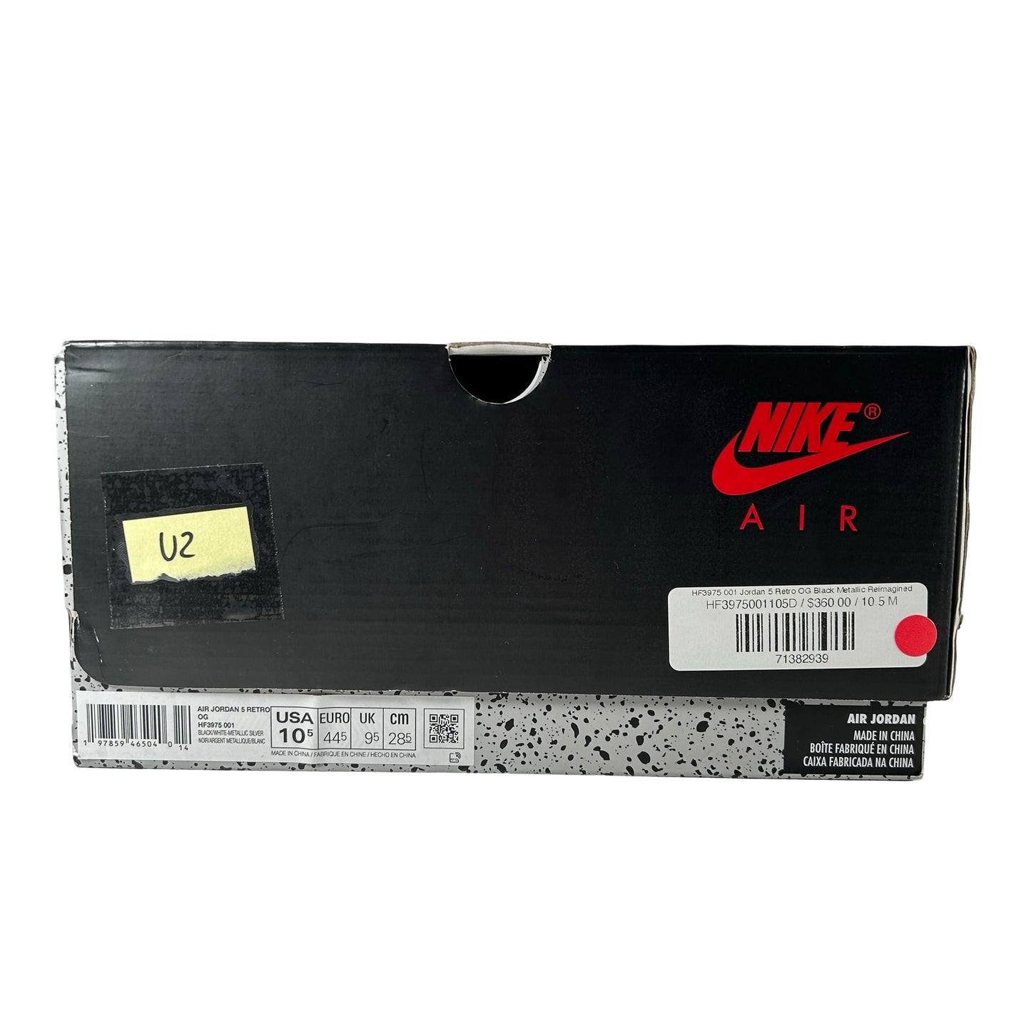 HF3975 001 Jordan 5 Retro OG Black Metallic Reimagined [USED] - 10.5 M (Used2)