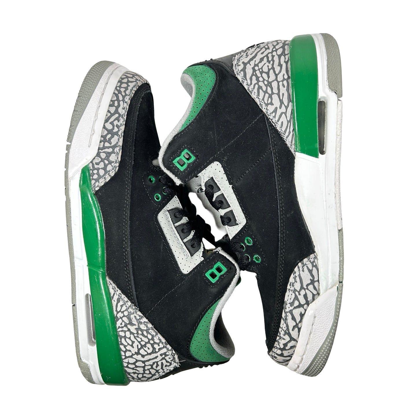 398614 030 Jordan 3 Retro Pine Green (GS) [USED] - 6 Y (Used)