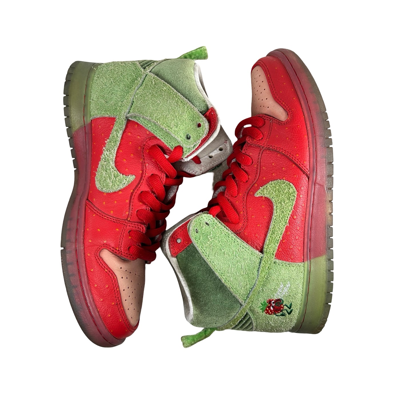 CW7093 600 Nike SB Dunk High Strawberry Cough [USED] - 9 M (Used) (No Box)