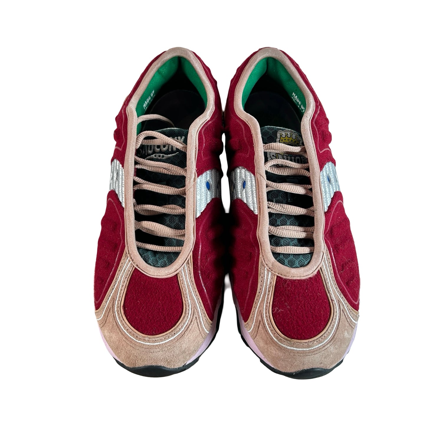 S70922 1 Saucony Matrix Jae Tips No Shoes In The House Burgundy [USED] - 10.5 M (Used) (No Box)
