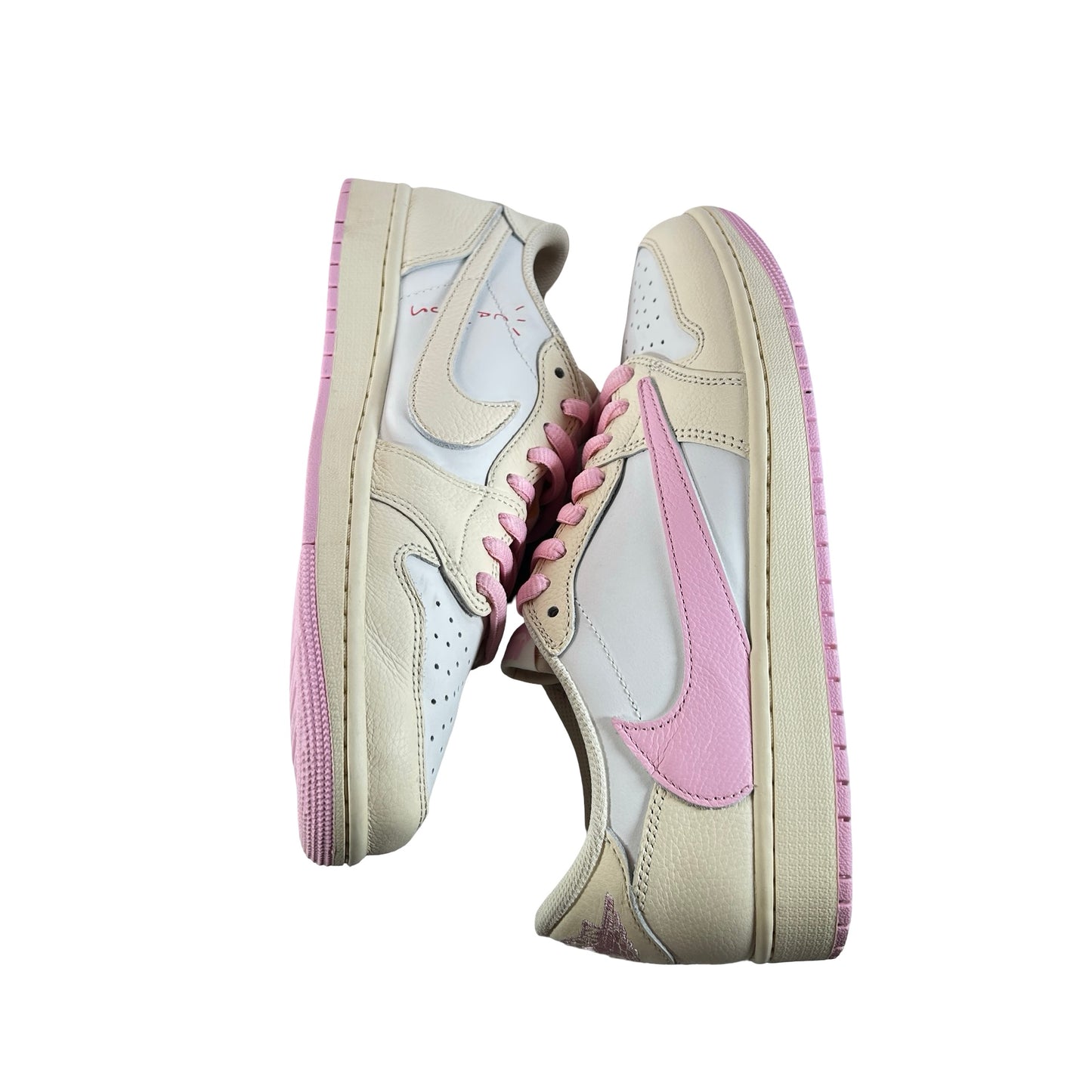IQ7604 100 Jordan 1 Retro Low OG SP Travis Scott Shy Pink [USED] - 10 M (Used)