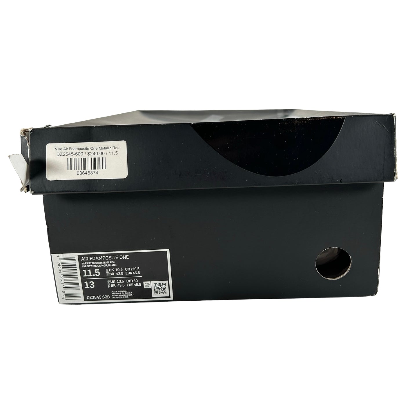 DZ2545 600 Nike Air Foamposite One Metallic Red (2023) [USED] - 11.5 M (Used)