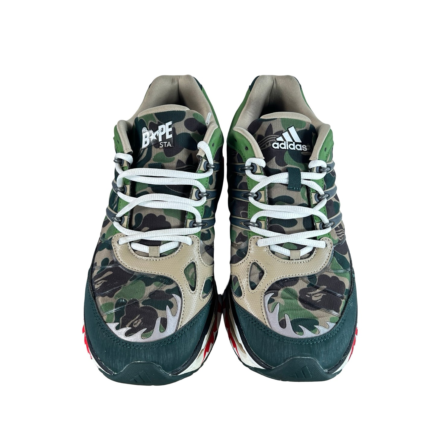 KJ8850 adidas Adistar HRMY BAPE Green Camo [USED] - 10 M (Used)