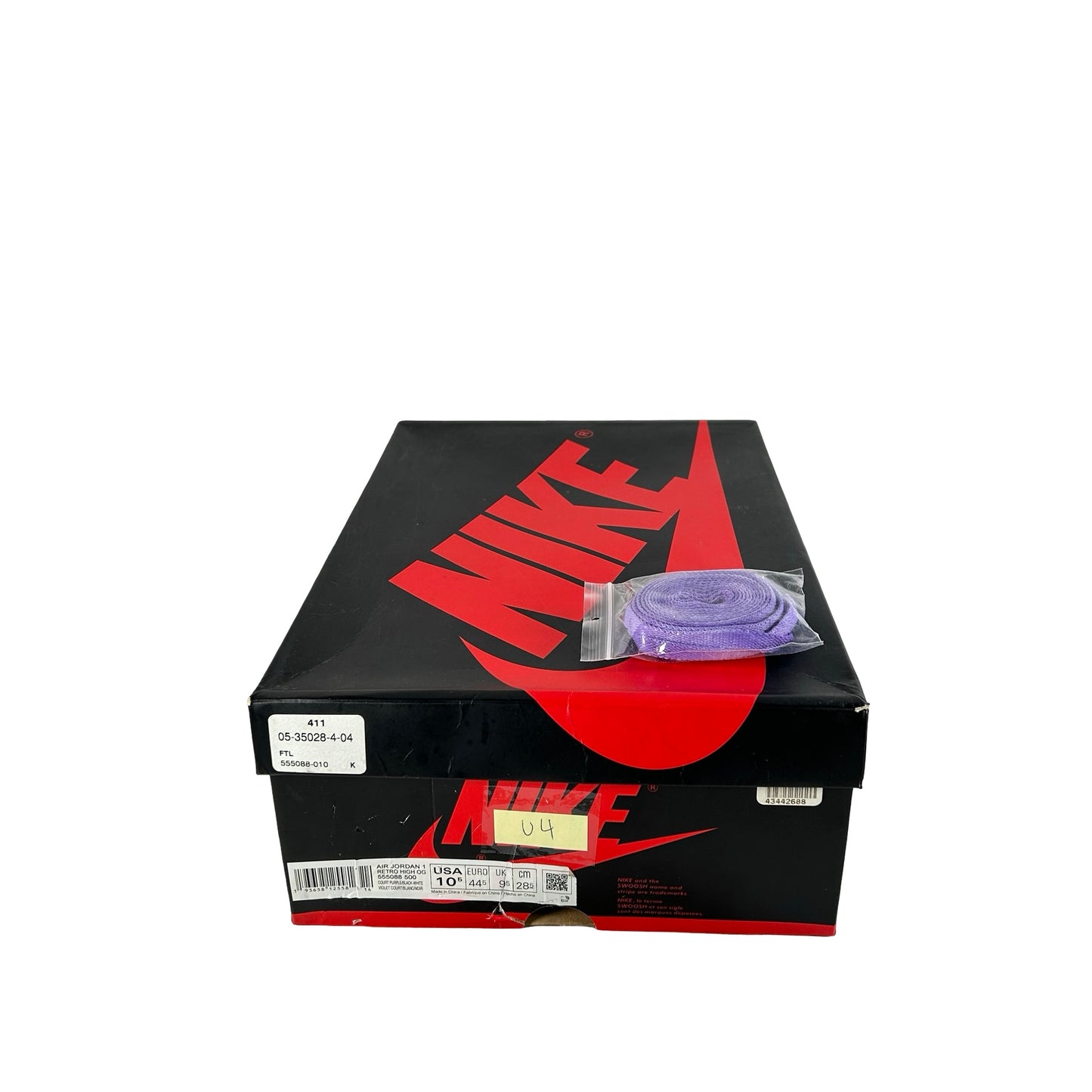 555088 500 Jordan 1 Court Purple [USED] - 10.5 M (Used4)