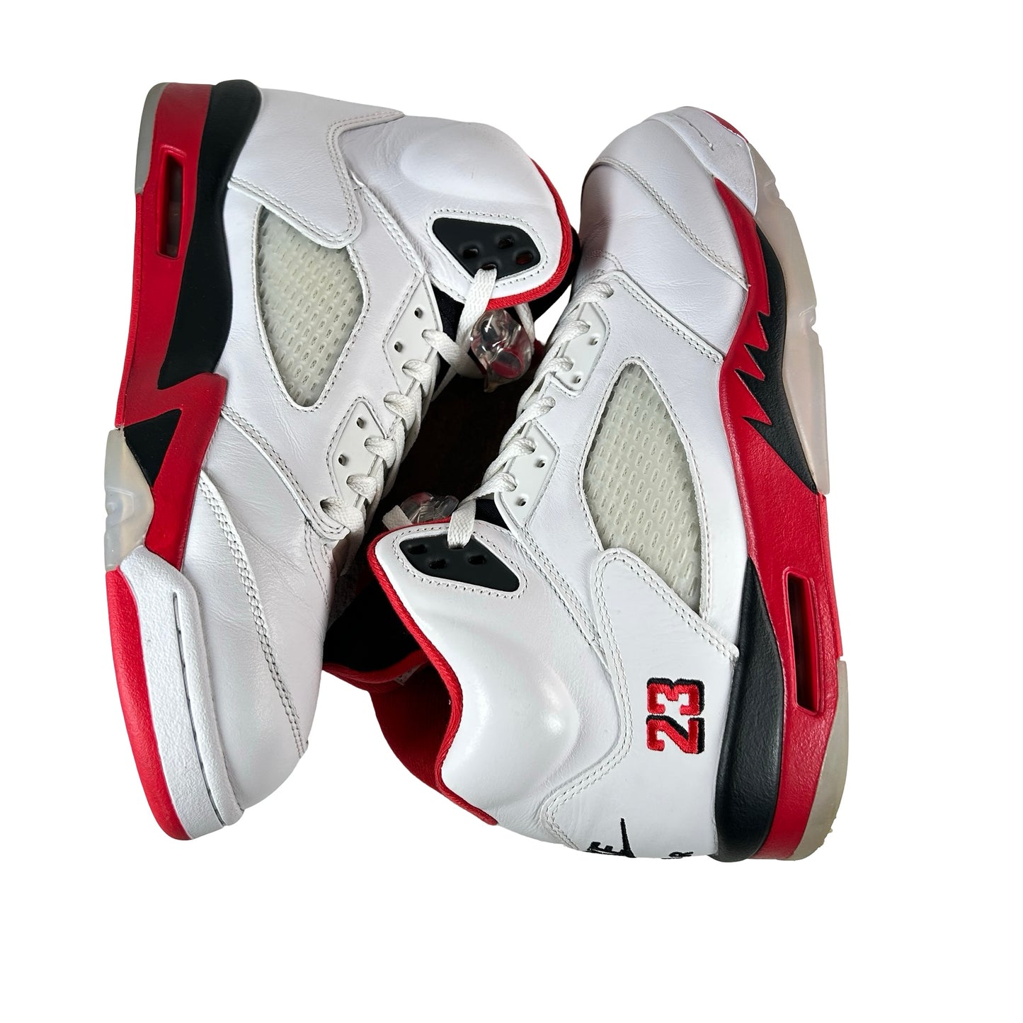 HQ7978 101 Jordan 5 Retro Fire Red Black Tongue (2025) [USED] - 11 M (Used2)