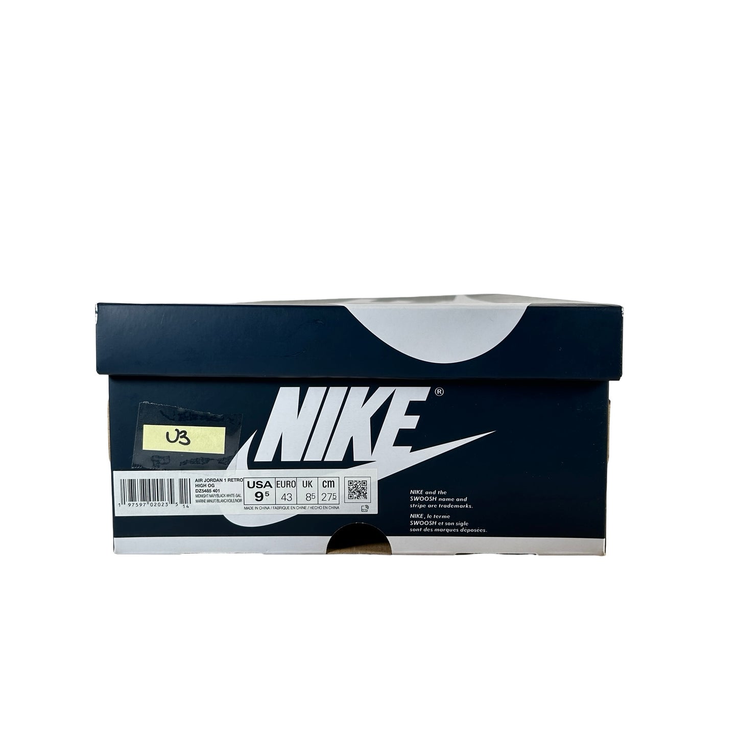 DZ5485 401 Jordan 1 Retro High OG Midnight Navy [USED] - 9.5 M (Used3)