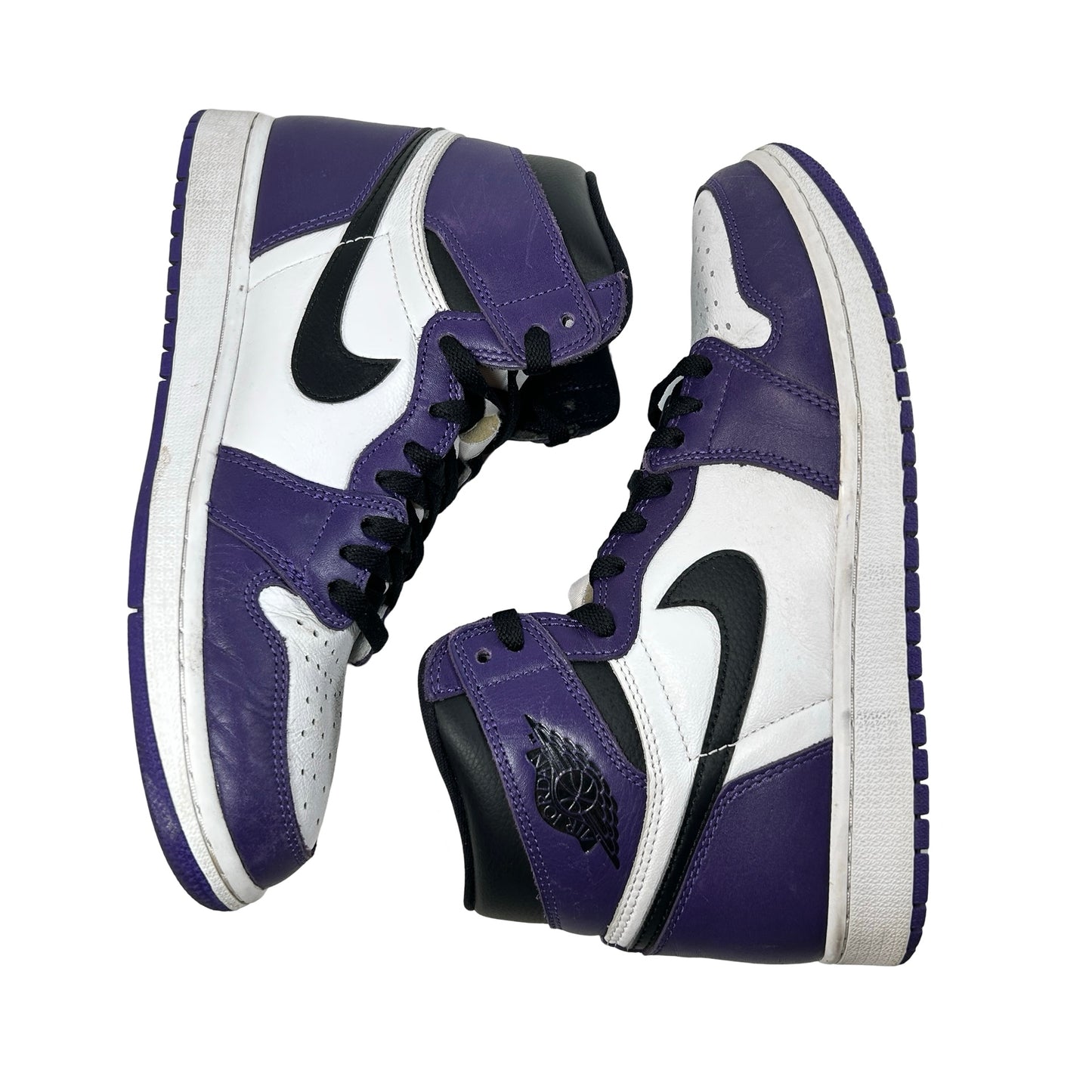 555088 500 Jordan 1 Court Purple [USED] - 9 M (Used) (No Box)
