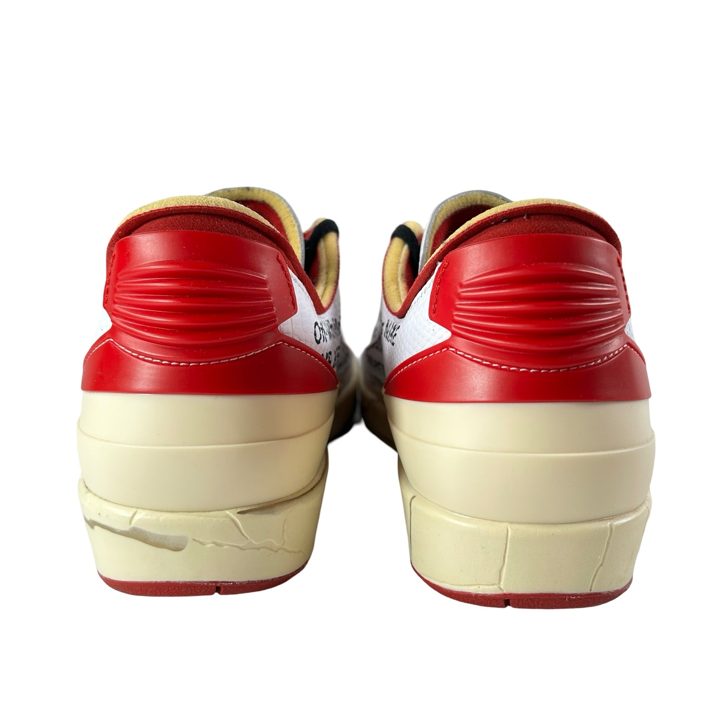 DJ4375 106 Jordan 2 Retro Low SP Off-White White Red [USED] - 8 M (Used)