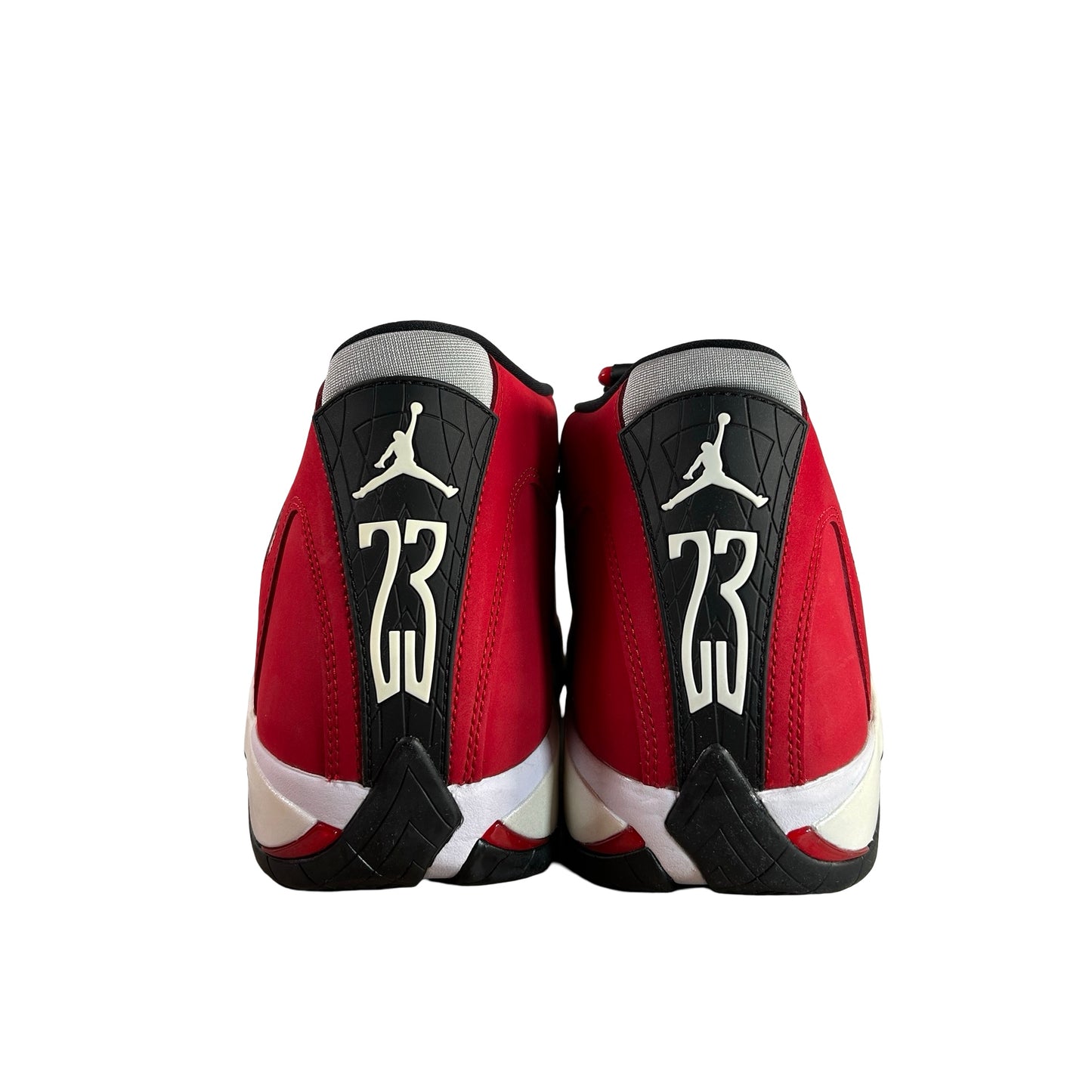 487471 006 Jordan 14 Retro Gym Red Toro - 11 M (Yellowing Midsole)