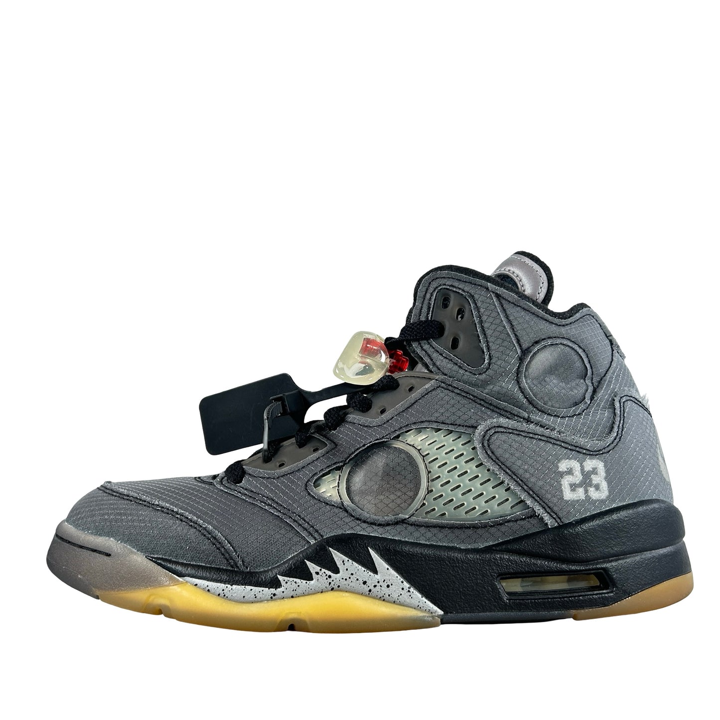CT8480 001 Jordan 5 Off-White Black [USED] - 9 M (VNDS2)