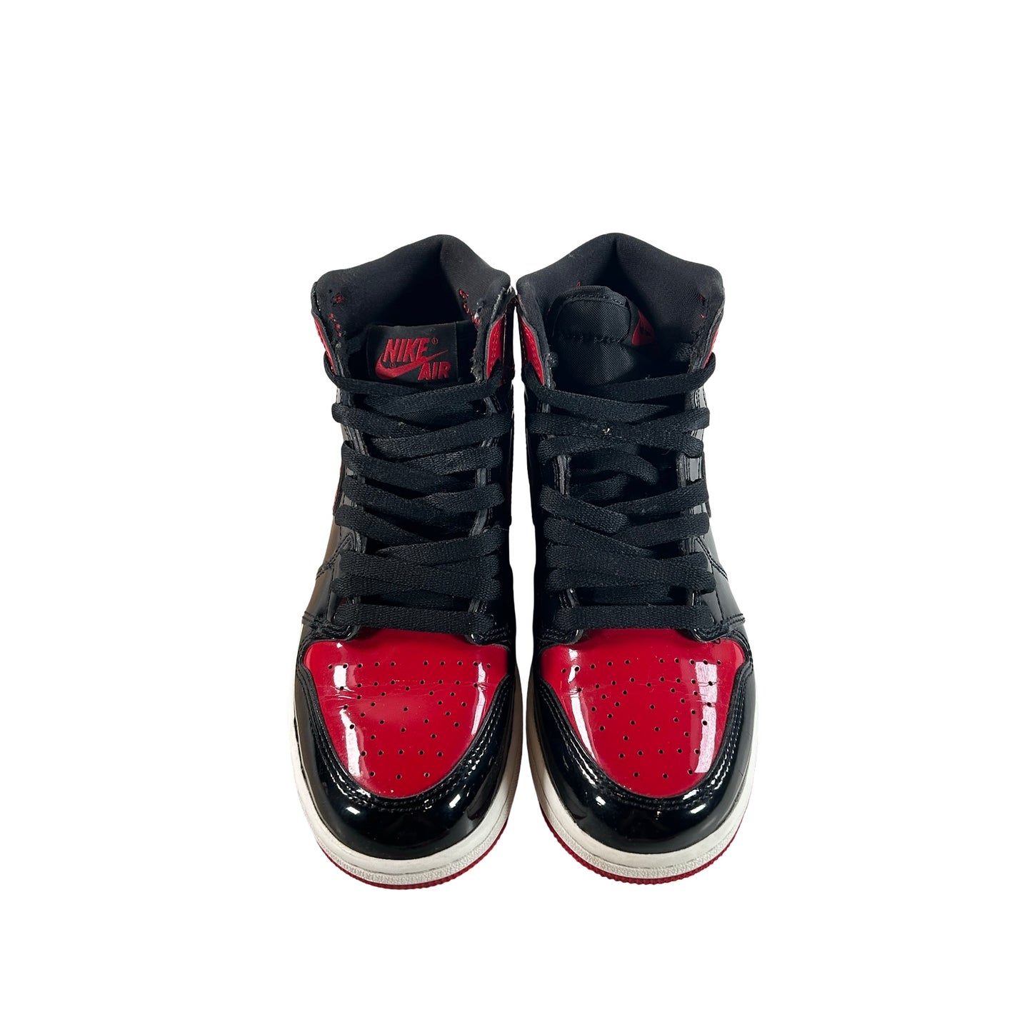 575441 063 Jordan 1 Retro High OG Patent Bred (GS) [USED] - 5 Y (Used5)