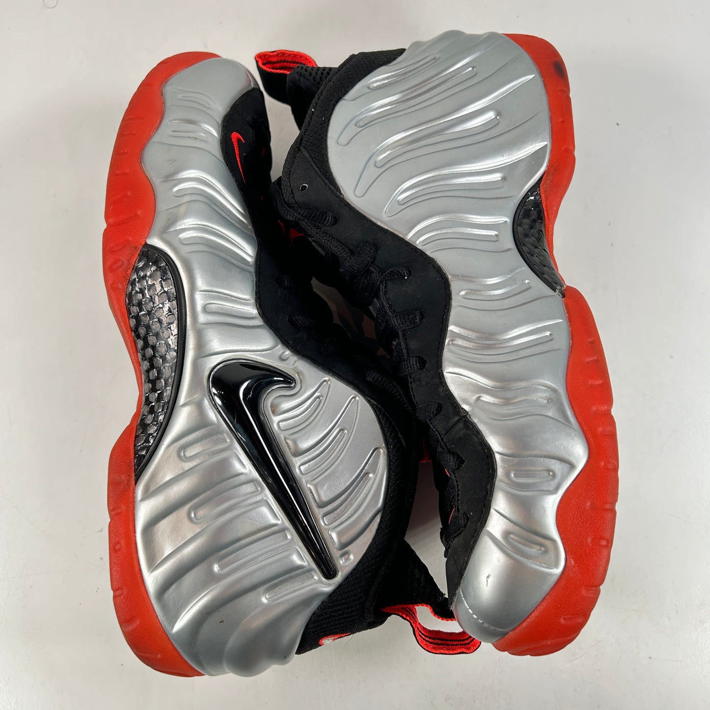 624041 016 Nike Air Foamposite Pro Bright Crimson [USED] - 11.5 M (Used) (No Box)