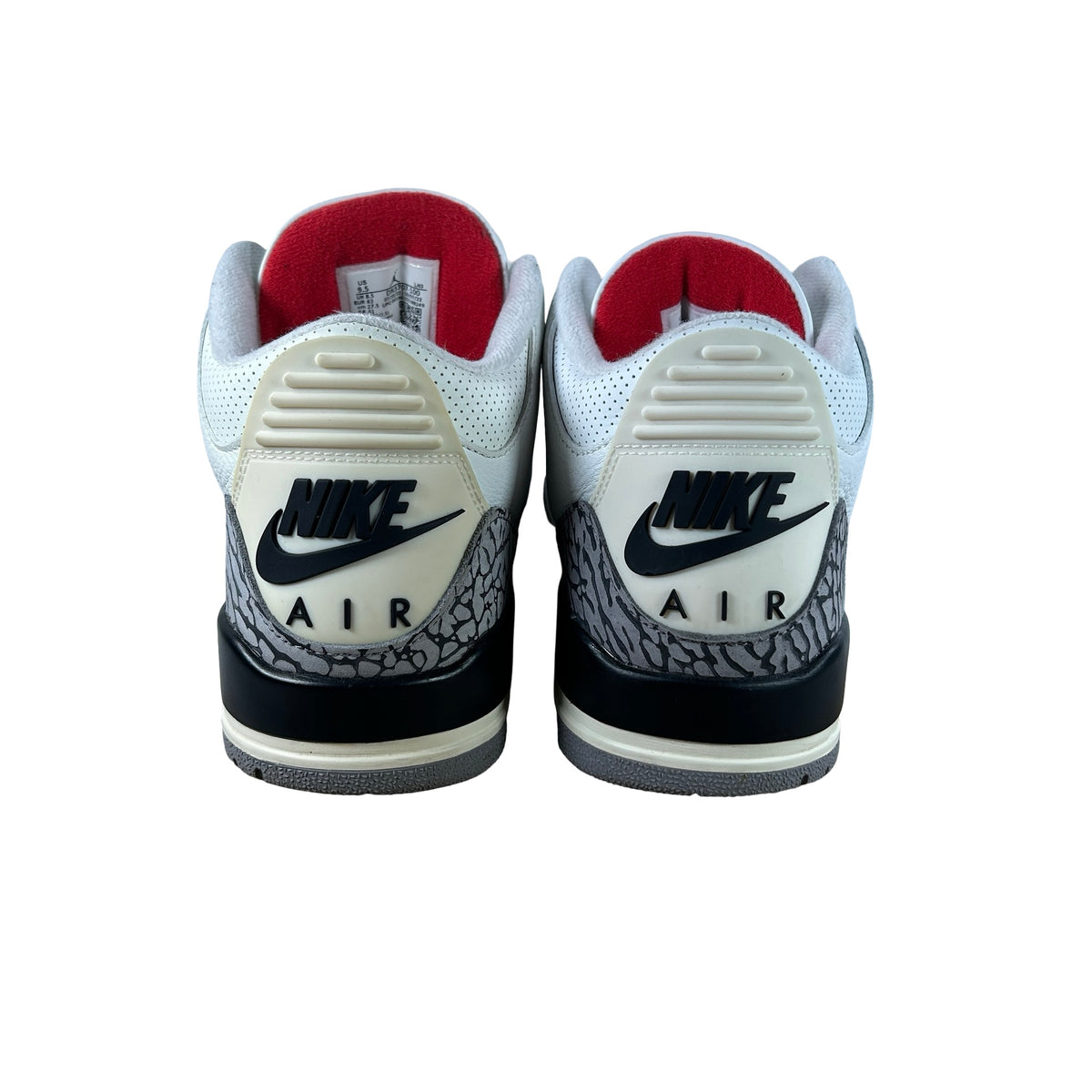 DN3707 100 Jordan 3 Retro White Cement Reimagined [USED] - 9.5 M (Used31)