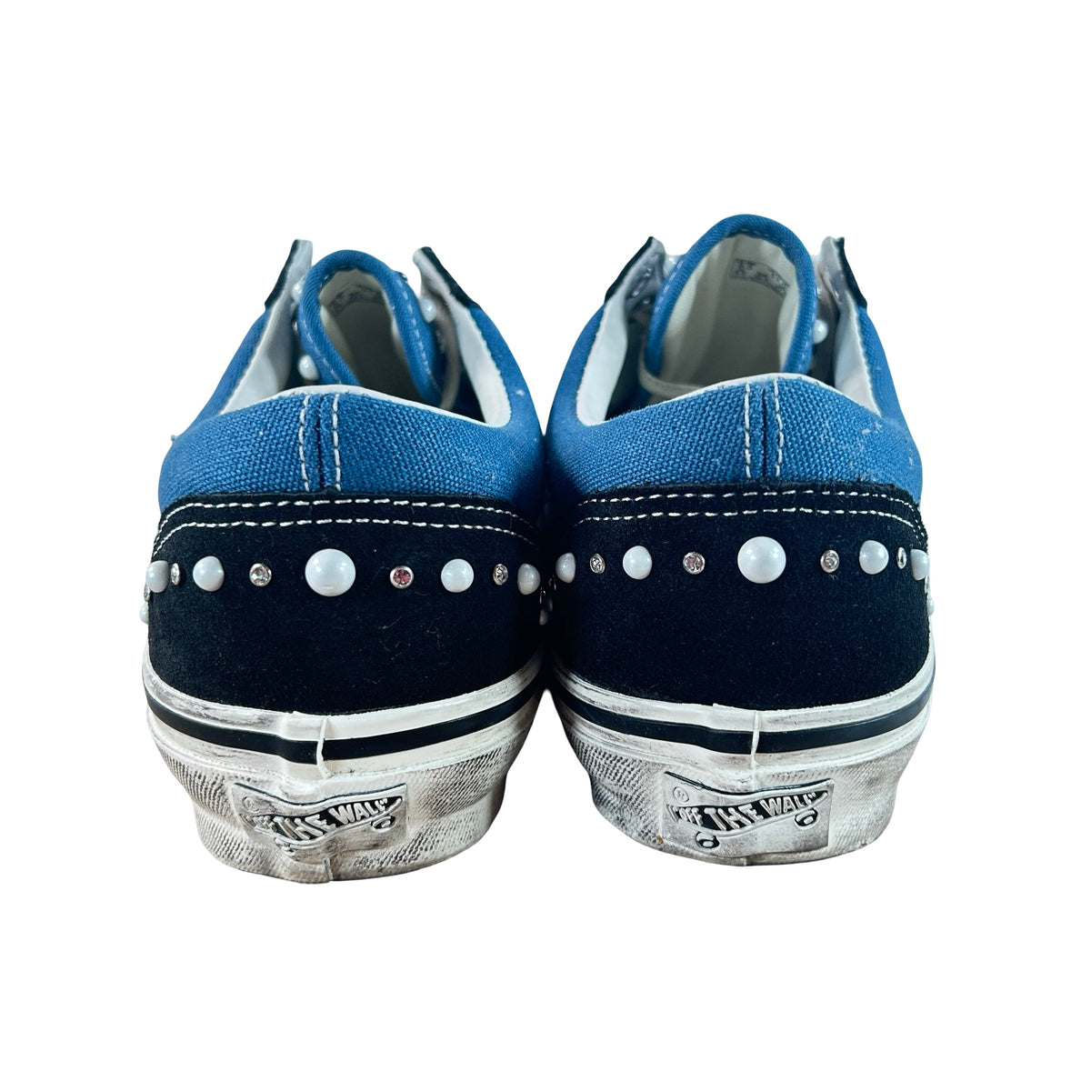 VN000E8VYA6 Vans LX Old Skool 36 Pearlized Pack Black Navy [USED] - 9.5 M (Used)