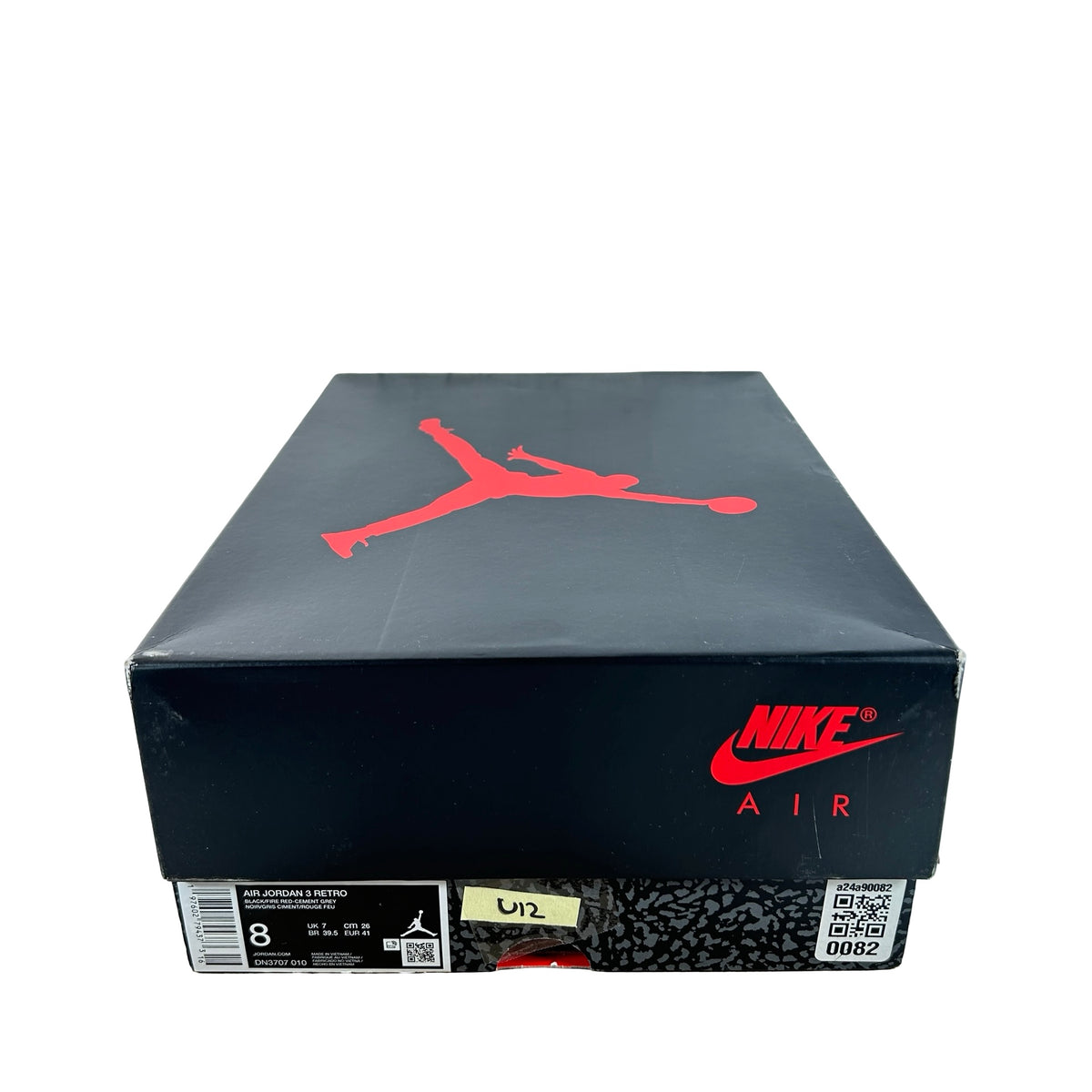 DN3707 010 Jordan 3 Retro Black Cement Reimagined (2024) [USED] - 8 M (Used12)